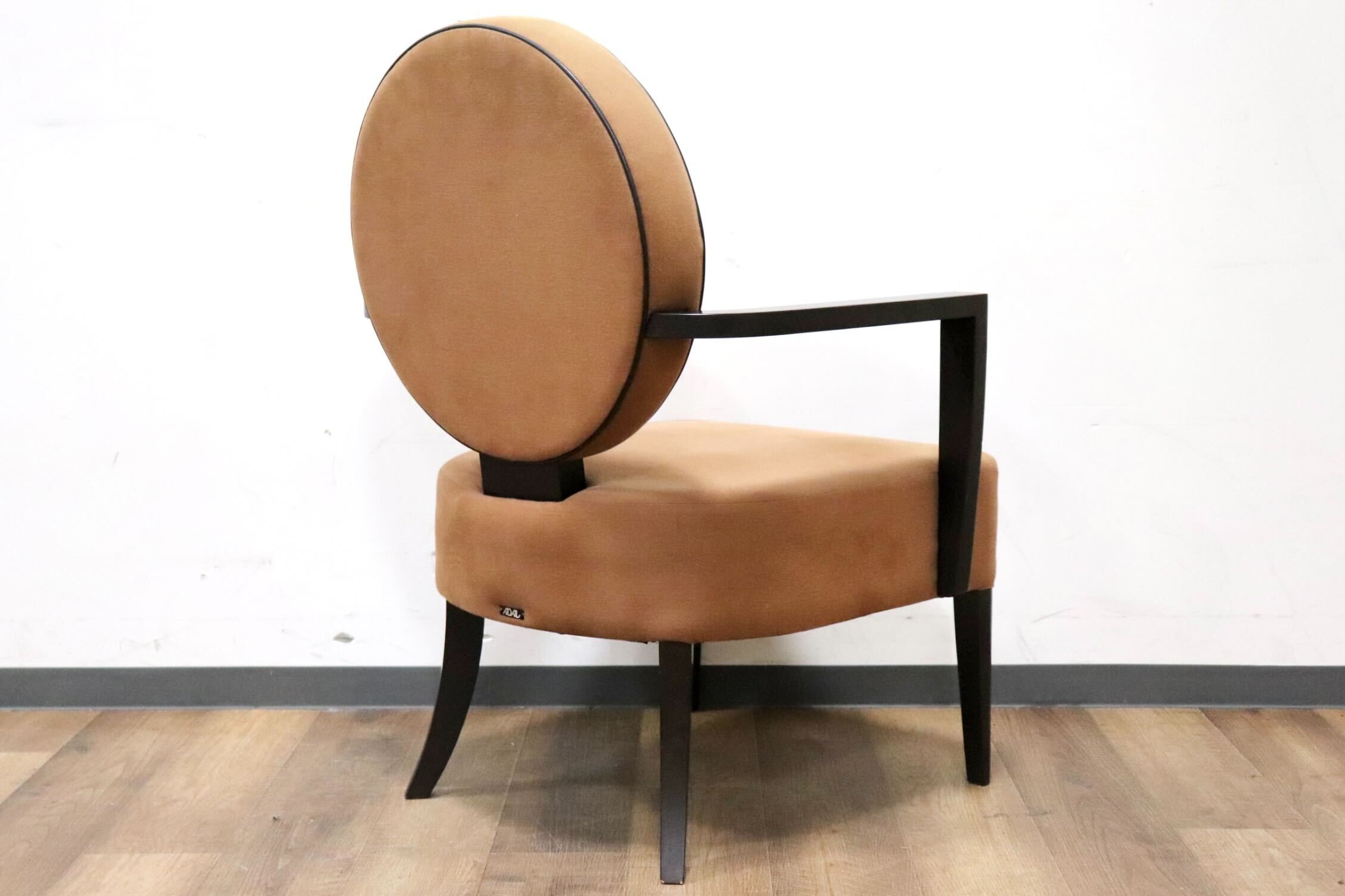 GMHN21B○ADAL / アダル ダイニングチェア アームチェア ラウンジチェア チェア イス 椅子 ファブリック モダン ビーチ材 ブラウン