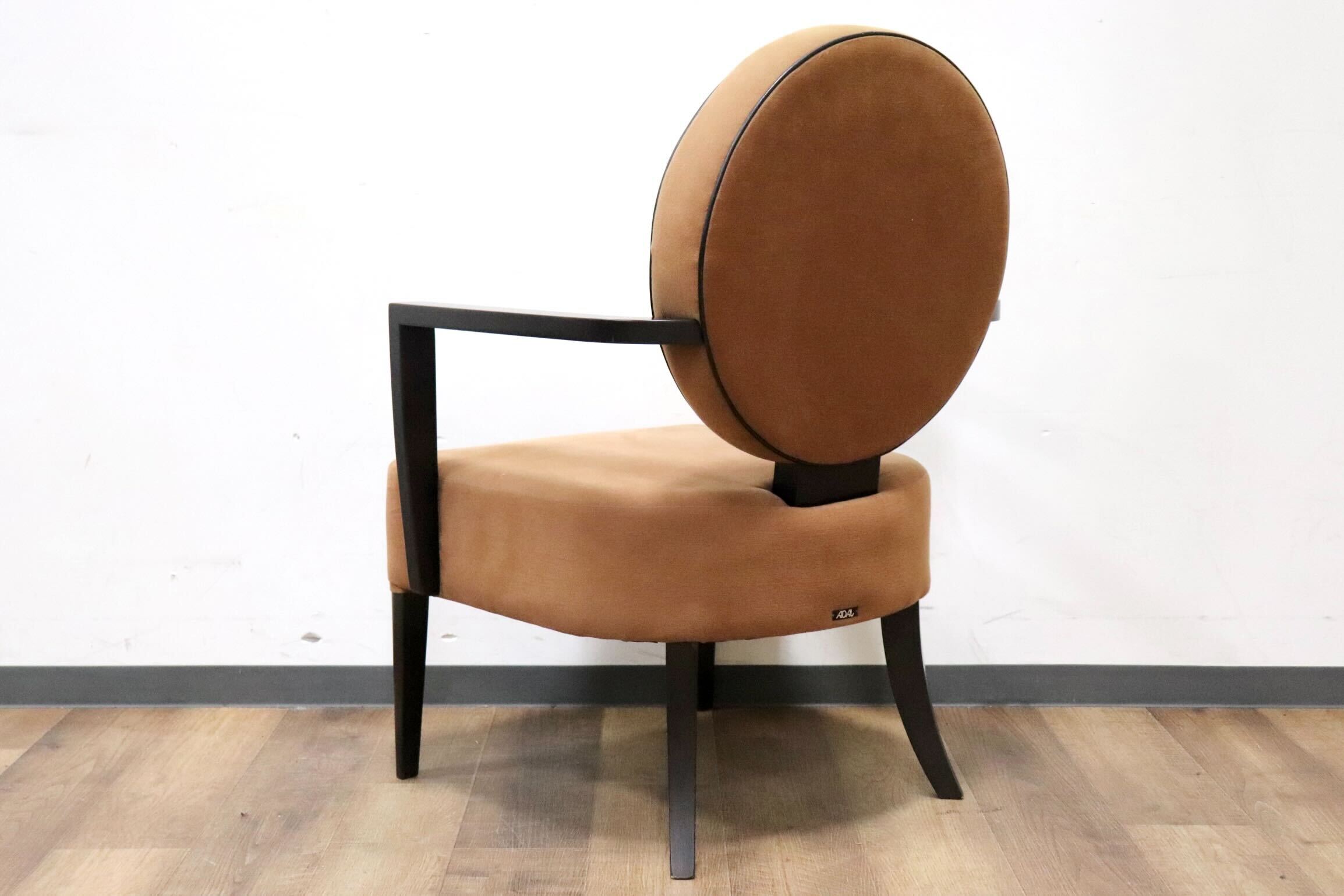 GMHN21B○ADAL / アダル ダイニングチェア アームチェア ラウンジチェア チェア イス 椅子 ファブリック モダン ビーチ材 ブラウン