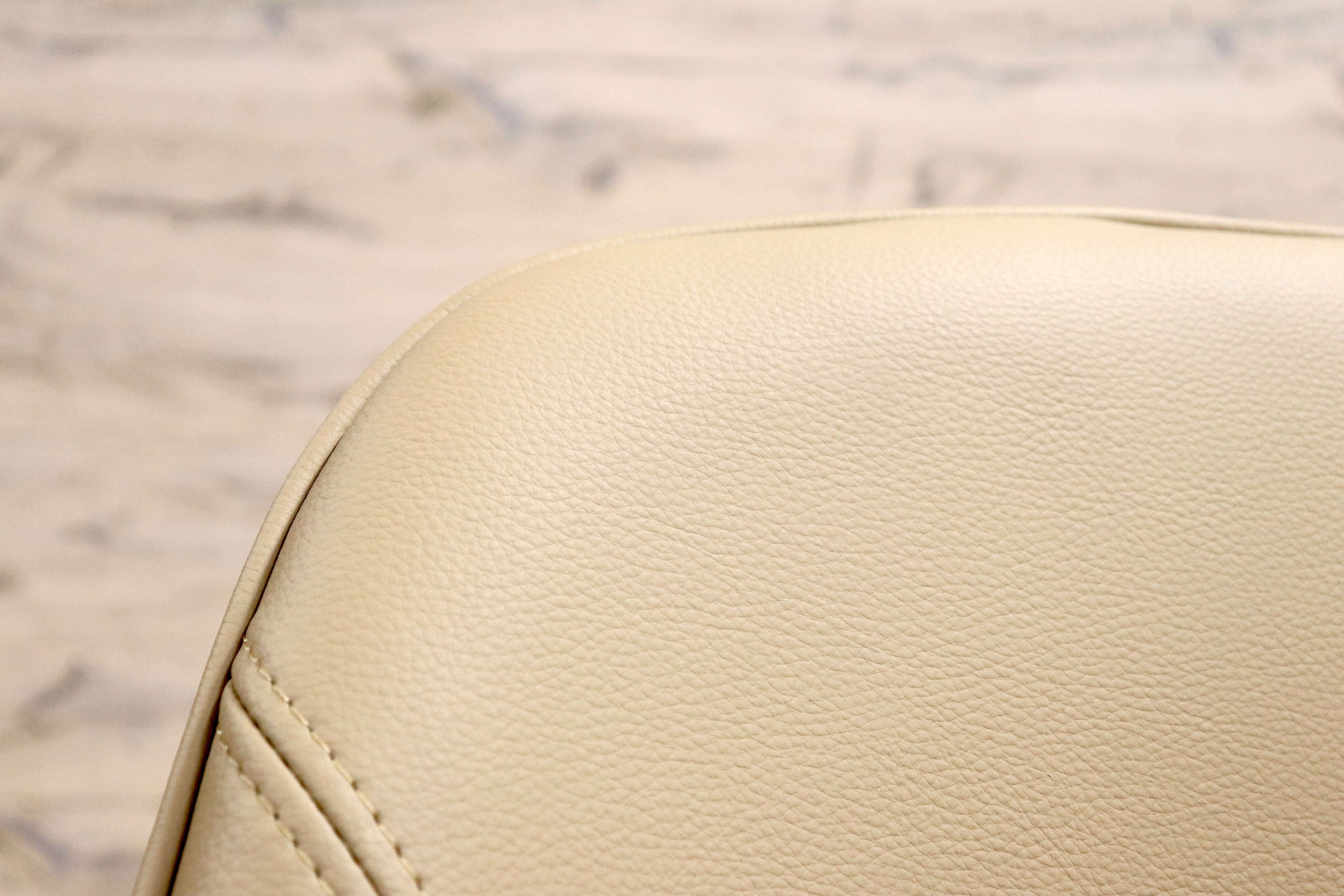 GMIS334C○モダン ダイニングチェア アームレスチェア デスクチェア 椅子 食卓椅子 レザー ナチュラル インテリア