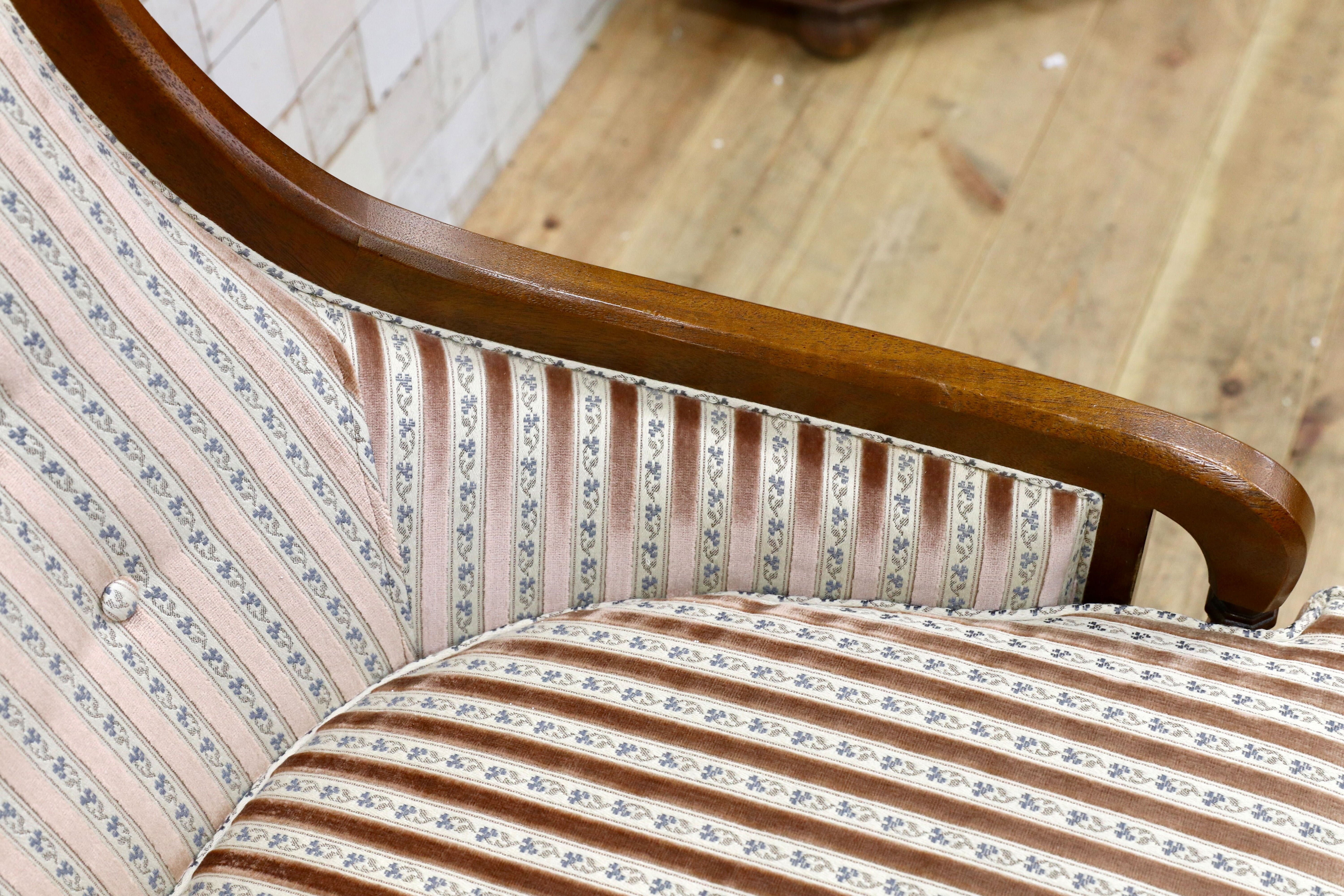 GMIK862B○DREXEL HERITAGE / ドレクセルヘリテイジ アップホルスタリー ローバックチェア ラウンジチェア 定価45万 稀少