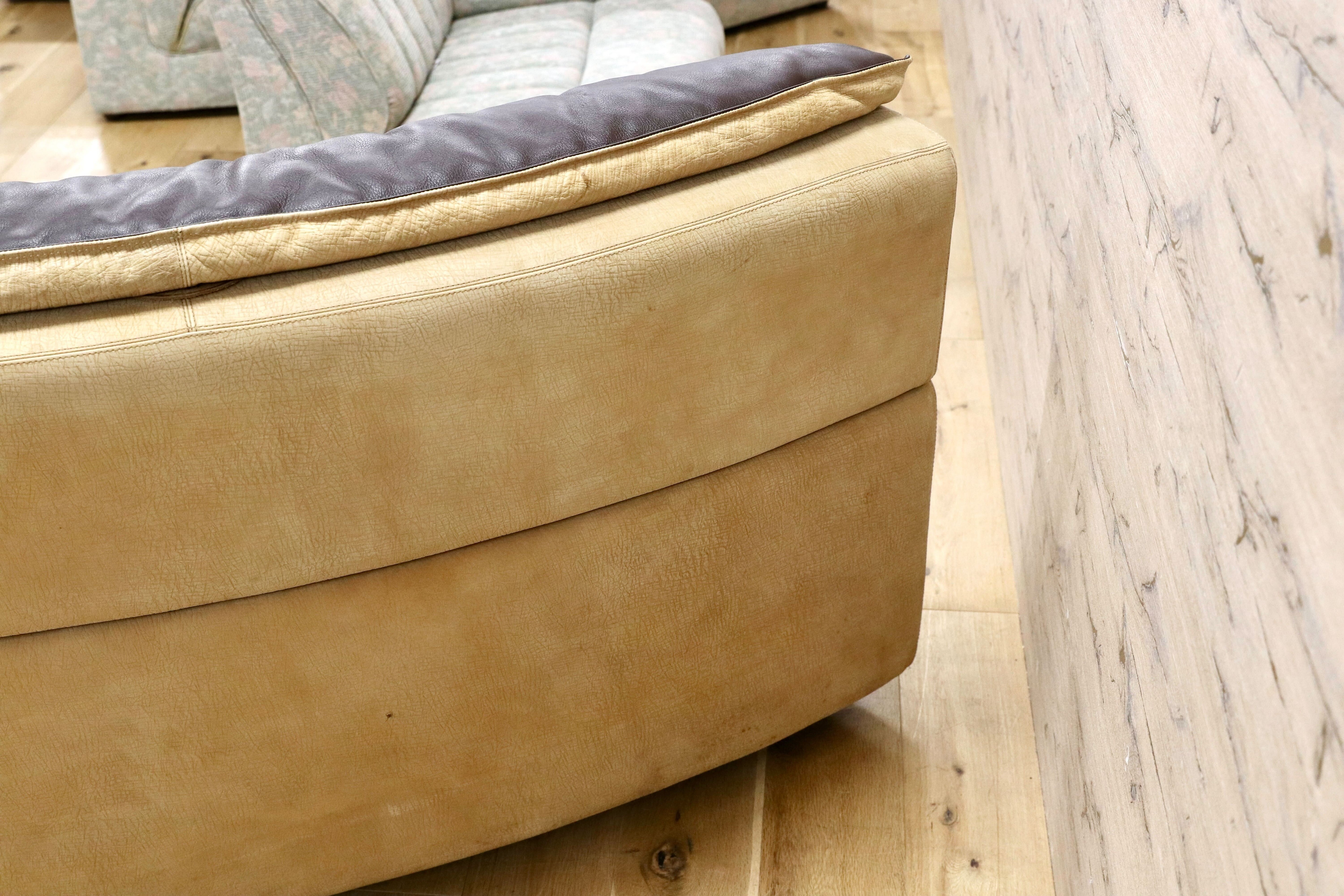 GMIK864A○rossi di albizzate / ロッシディアルビザーテ コーナーソファ カウチ 本革 ヴィンテージ イタリア 最高峰 約140万
