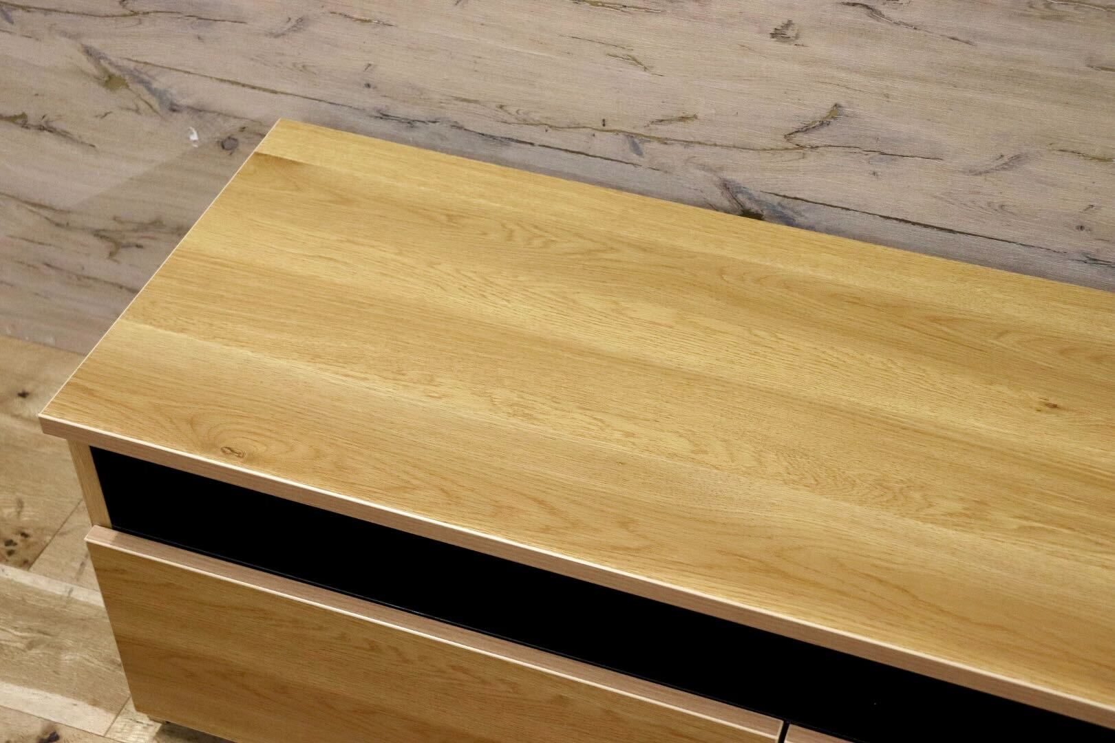 GMHH382○北欧スタイル TVボード AVボード ローボード リビング収納 オーク材 ナチュラル シンプルモダン 展示品