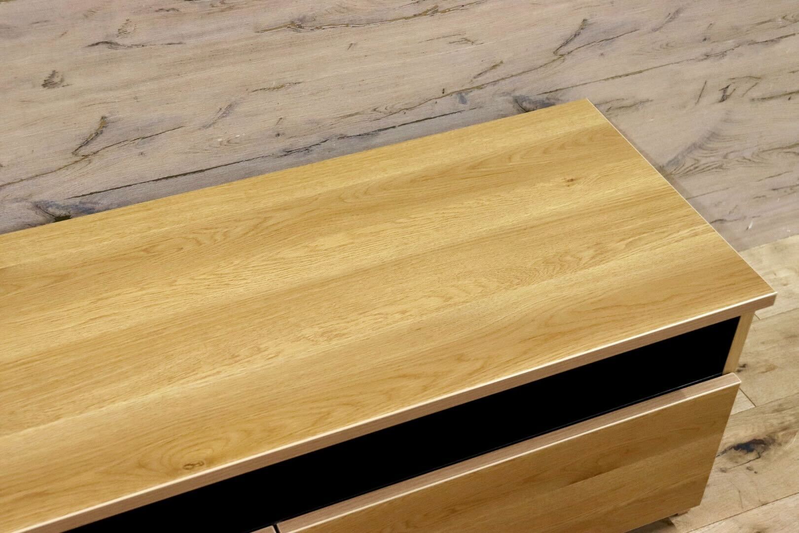 GMHH382○北欧スタイル TVボード AVボード ローボード リビング収納 オーク材 ナチュラル シンプルモダン 展示品