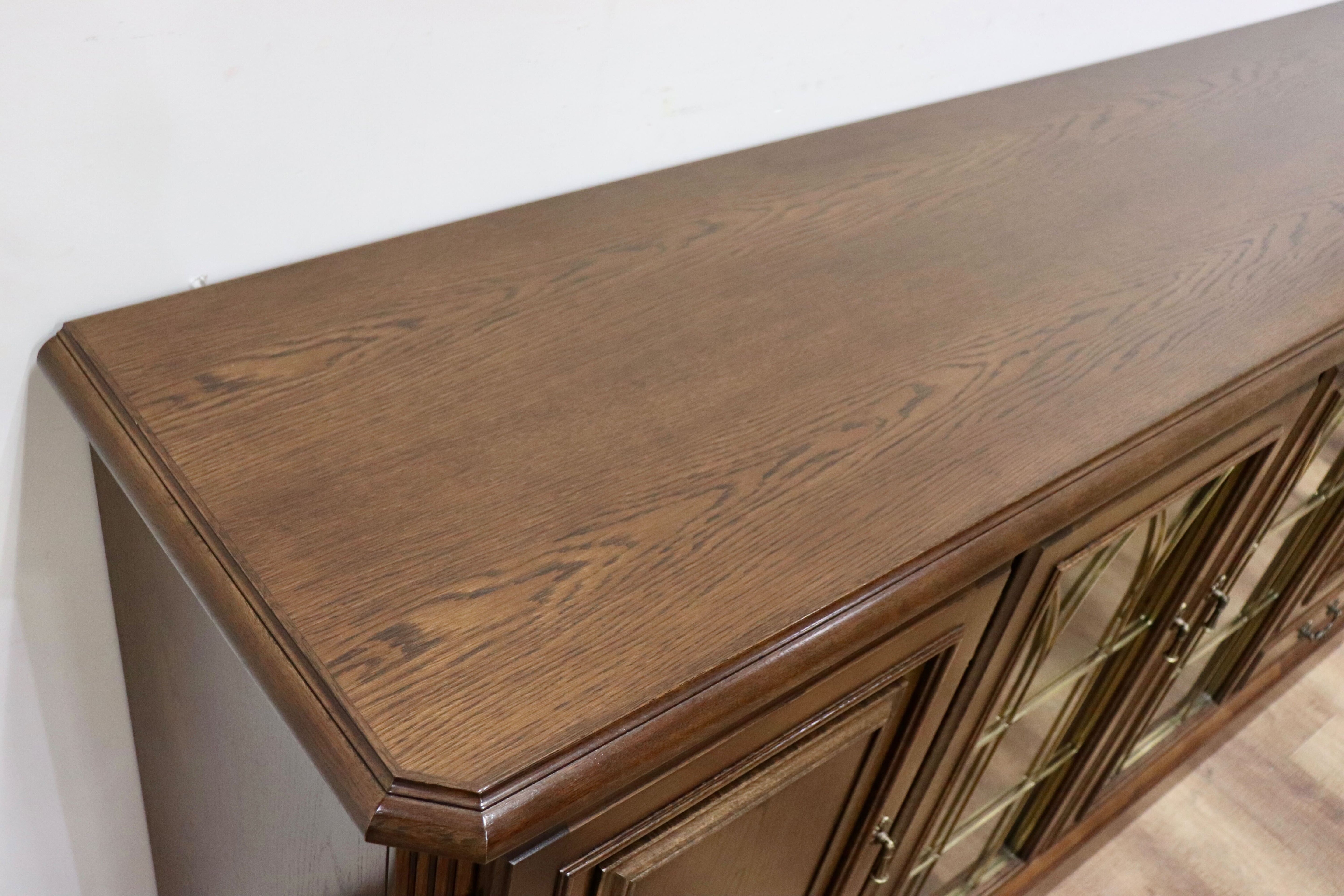 GMHH514○domani / ドマーニ クイーンズライフ サイドボード リビングボード 飾り棚 カリモク最高峰 クラシック 楢材 ブラウン 定価71.5万