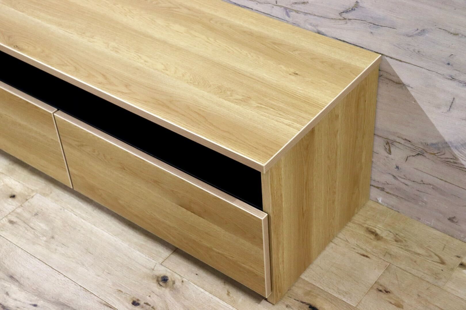 GMHH382○北欧スタイル TVボード AVボード ローボード リビング収納 オーク材 ナチュラル シンプルモダン 展示品