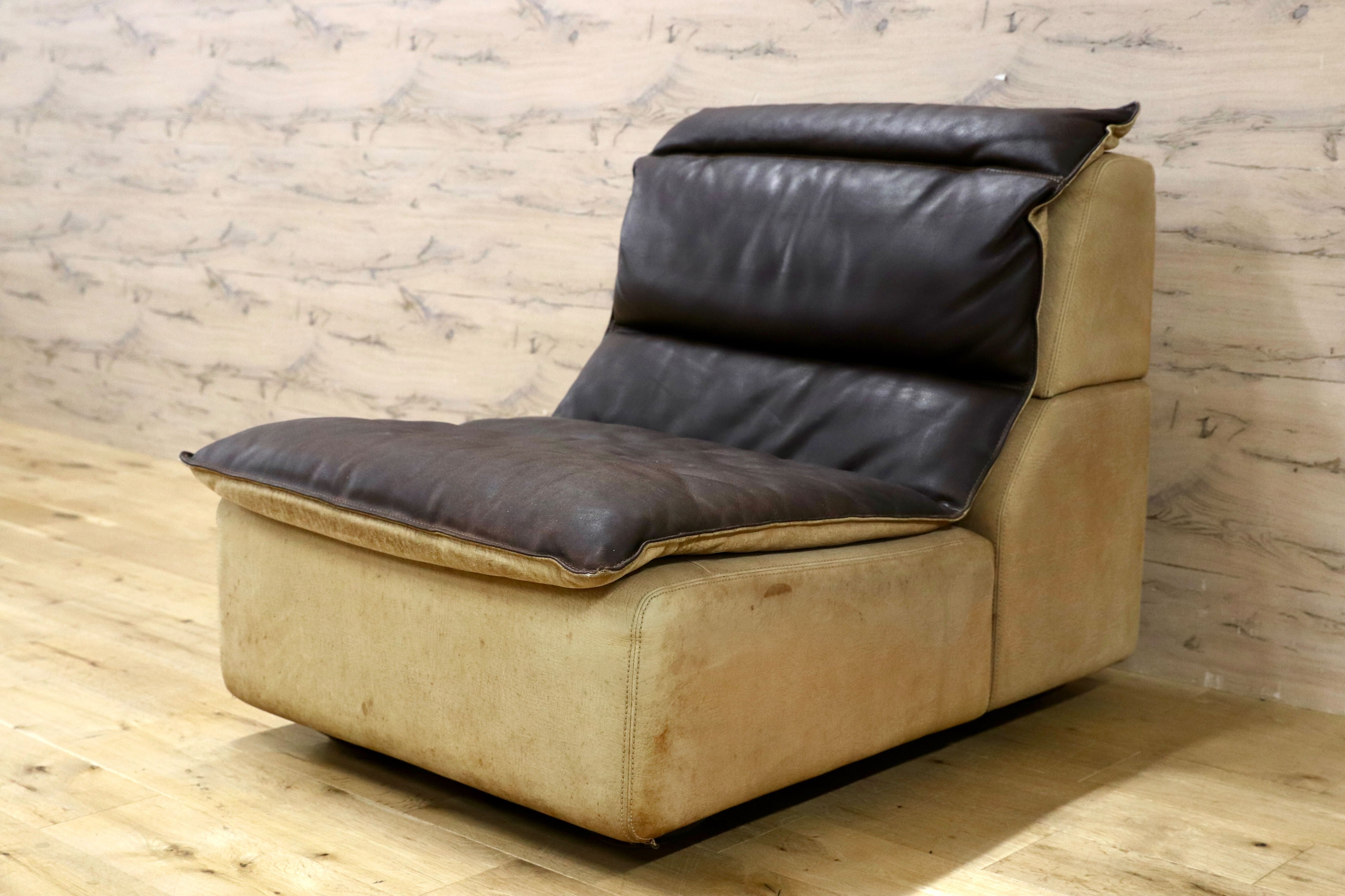 GMIK864D○rossi di albizzate / ロッシディアルビザーテ 1人掛けソファ シングルソファ 本革 ヴィンテージ イタリア 最高峰 約50万