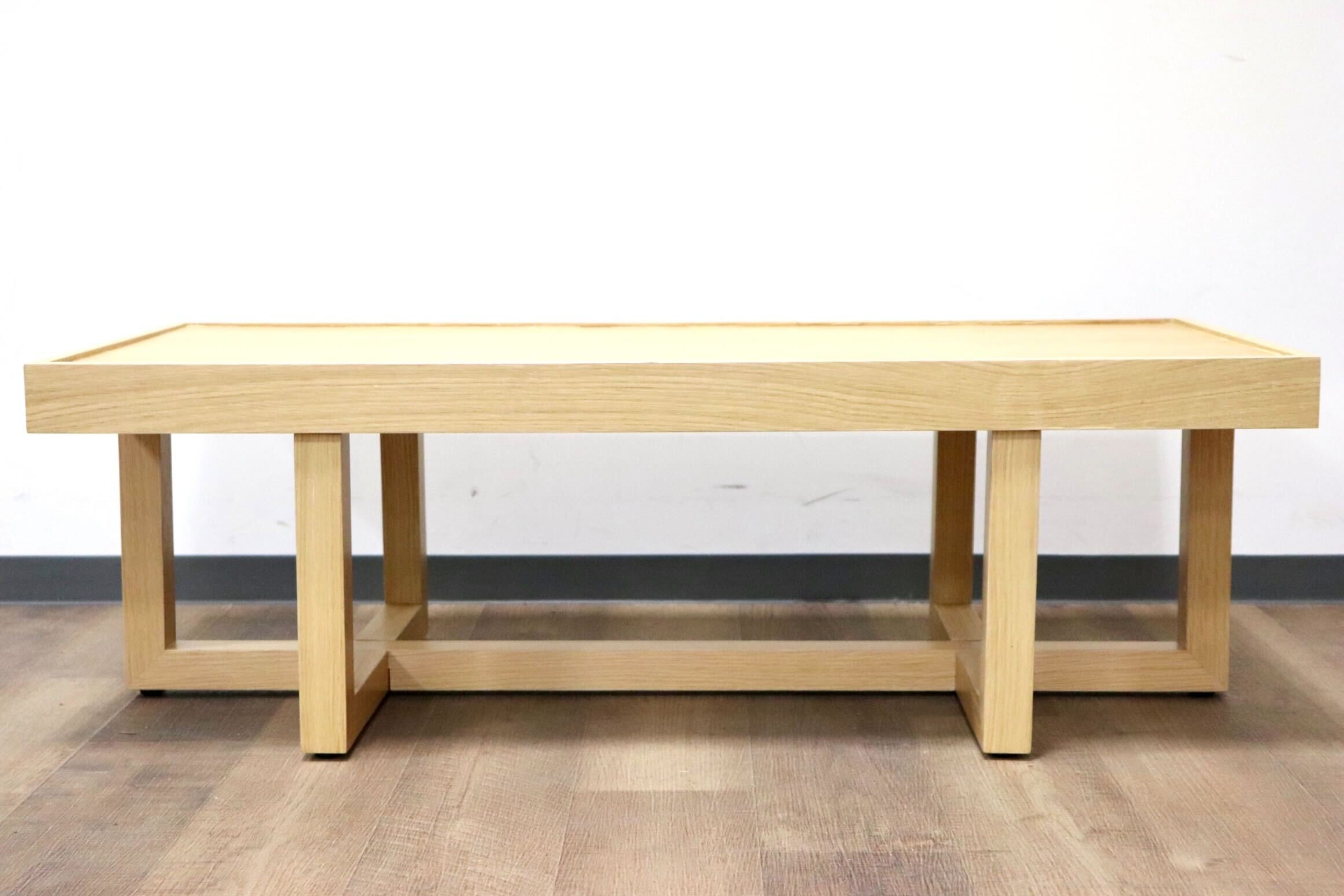 GMGN406○CHERRY / チェリー LT61-W リビングテーブル センターテーブル レッドオーク材 ナチュラル 桜屋工業 定価約4.5万 展示品