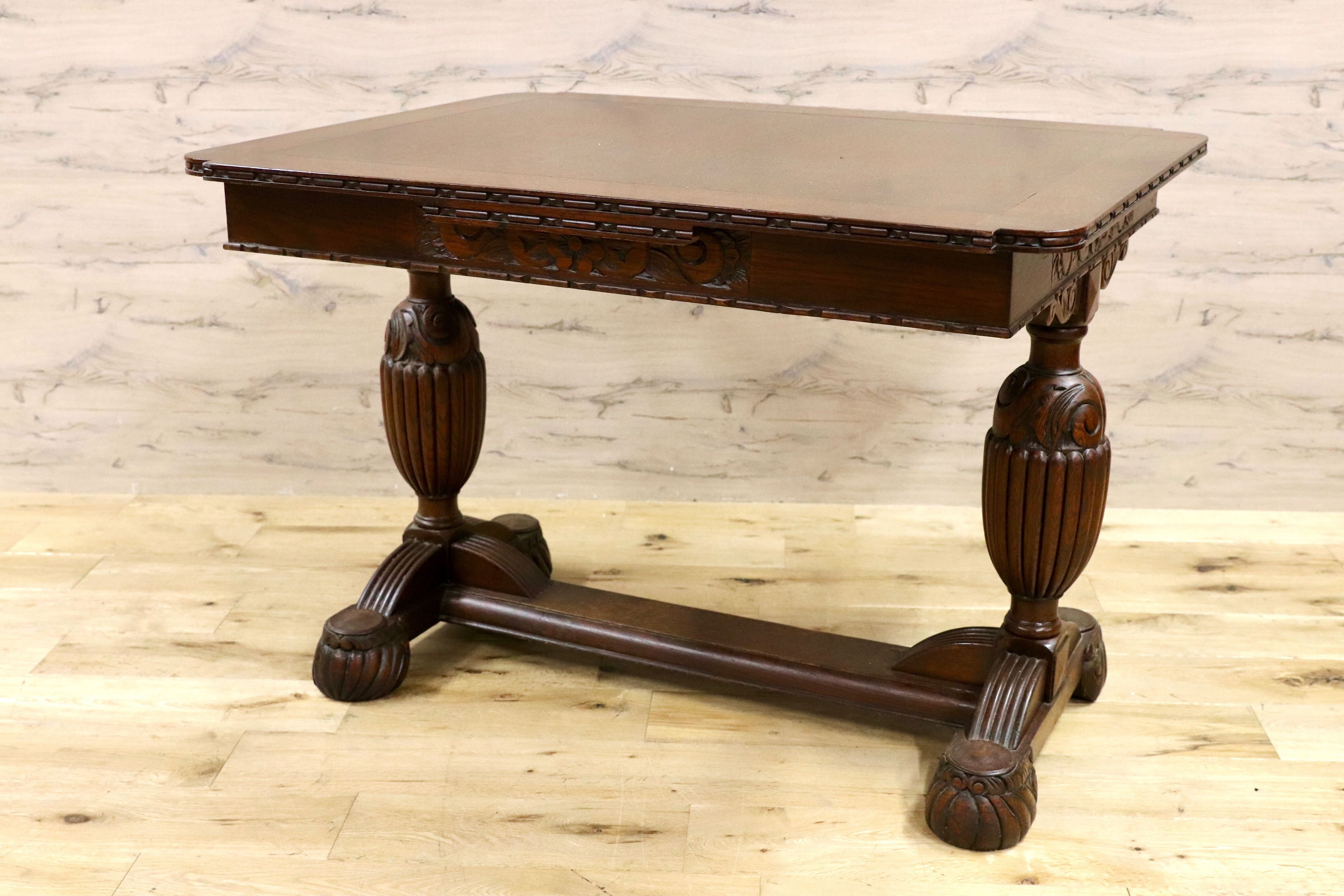 GMFK677○英国 イギリス アンティーク ダイニングテーブル 食卓テーブル オーク材 クラシック ヴィクトリアン様式 店舗什器 西洋