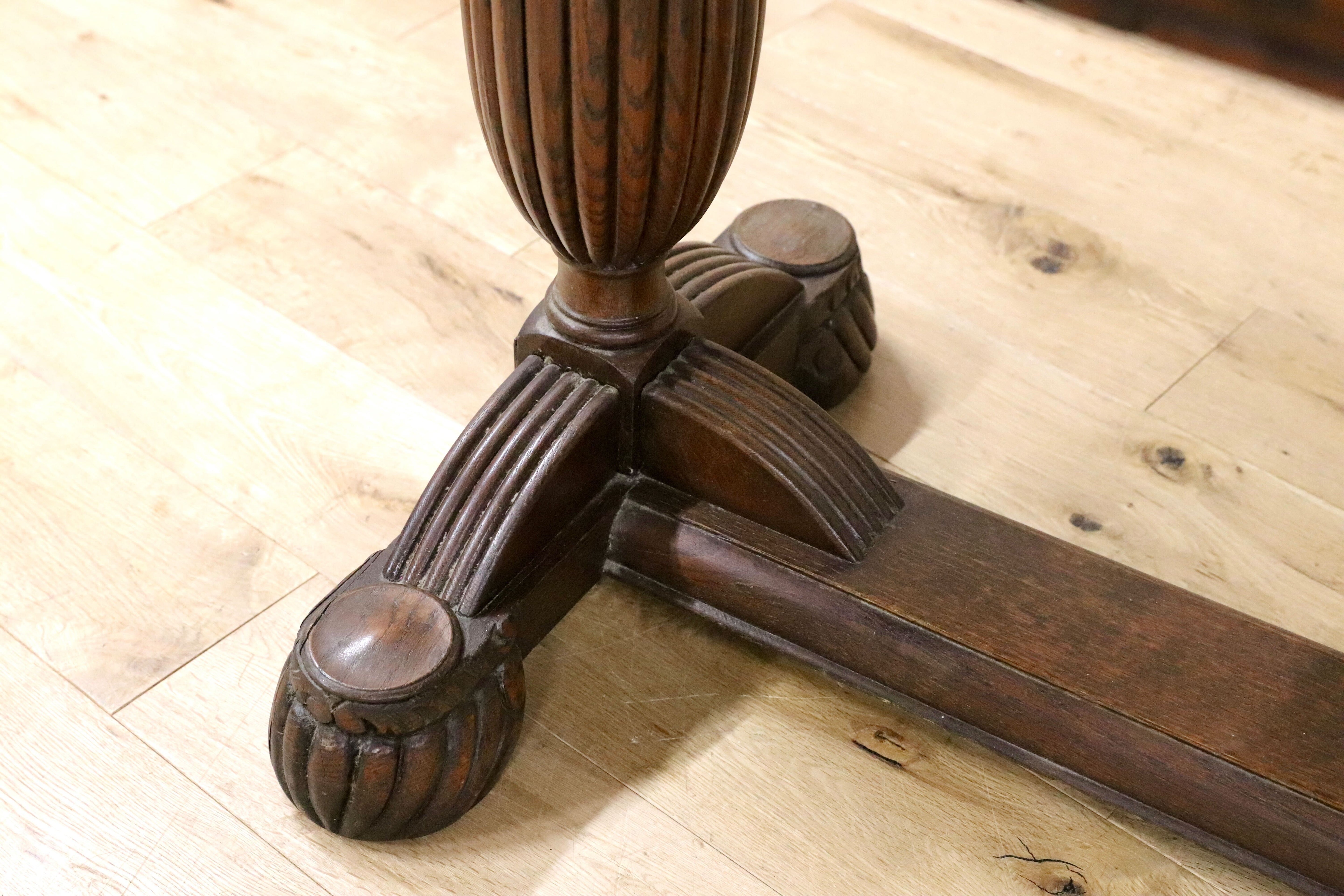 GMFK677○英国 イギリス アンティーク ダイニングテーブル 食卓テーブル オーク材 クラシック ヴィクトリアン様式 店舗什器 西洋