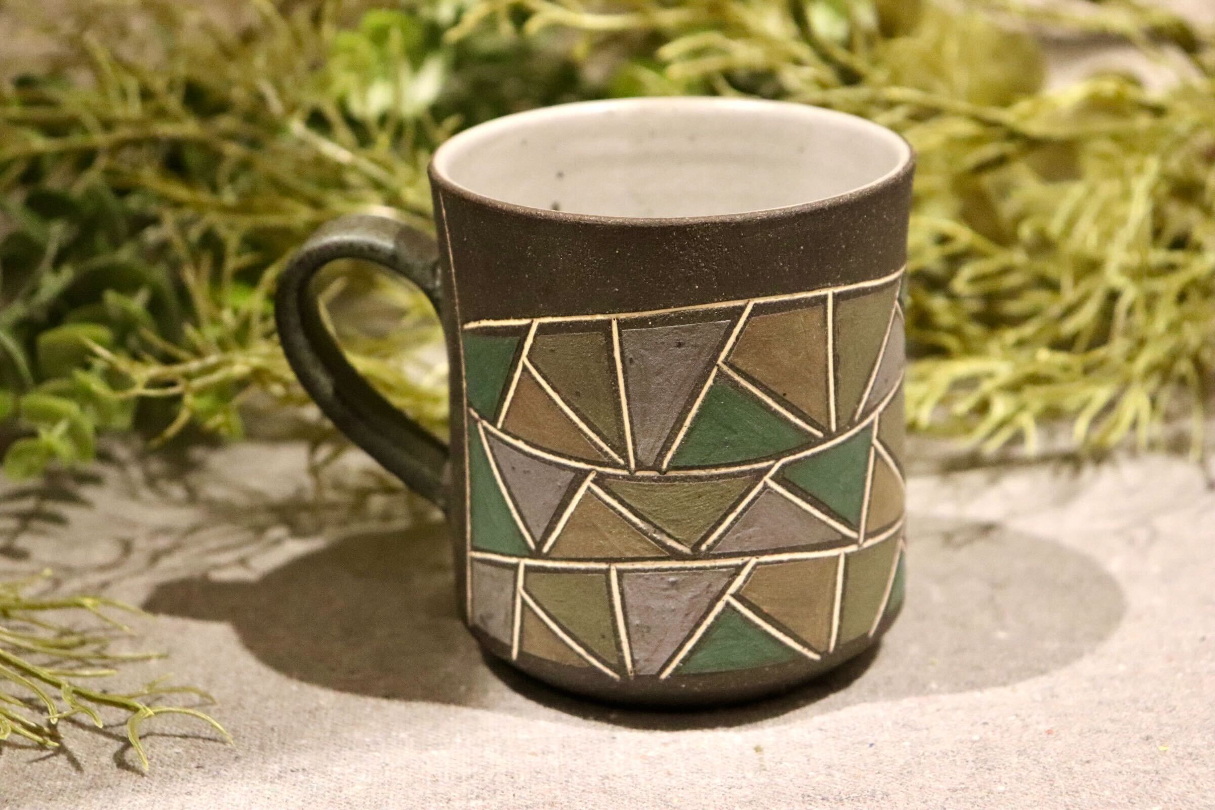 GMIO80C◯市野悟窯 丹波焼 マグカップ 陶器 市野哲次 伝統工芸 丹波篠山 未使用