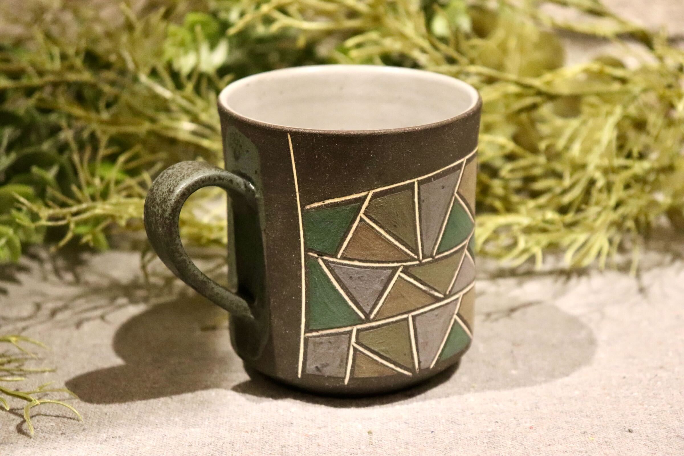 GMIO80C◯市野悟窯 丹波焼 マグカップ 陶器 市野哲次 伝統工芸 丹波篠山 未使用