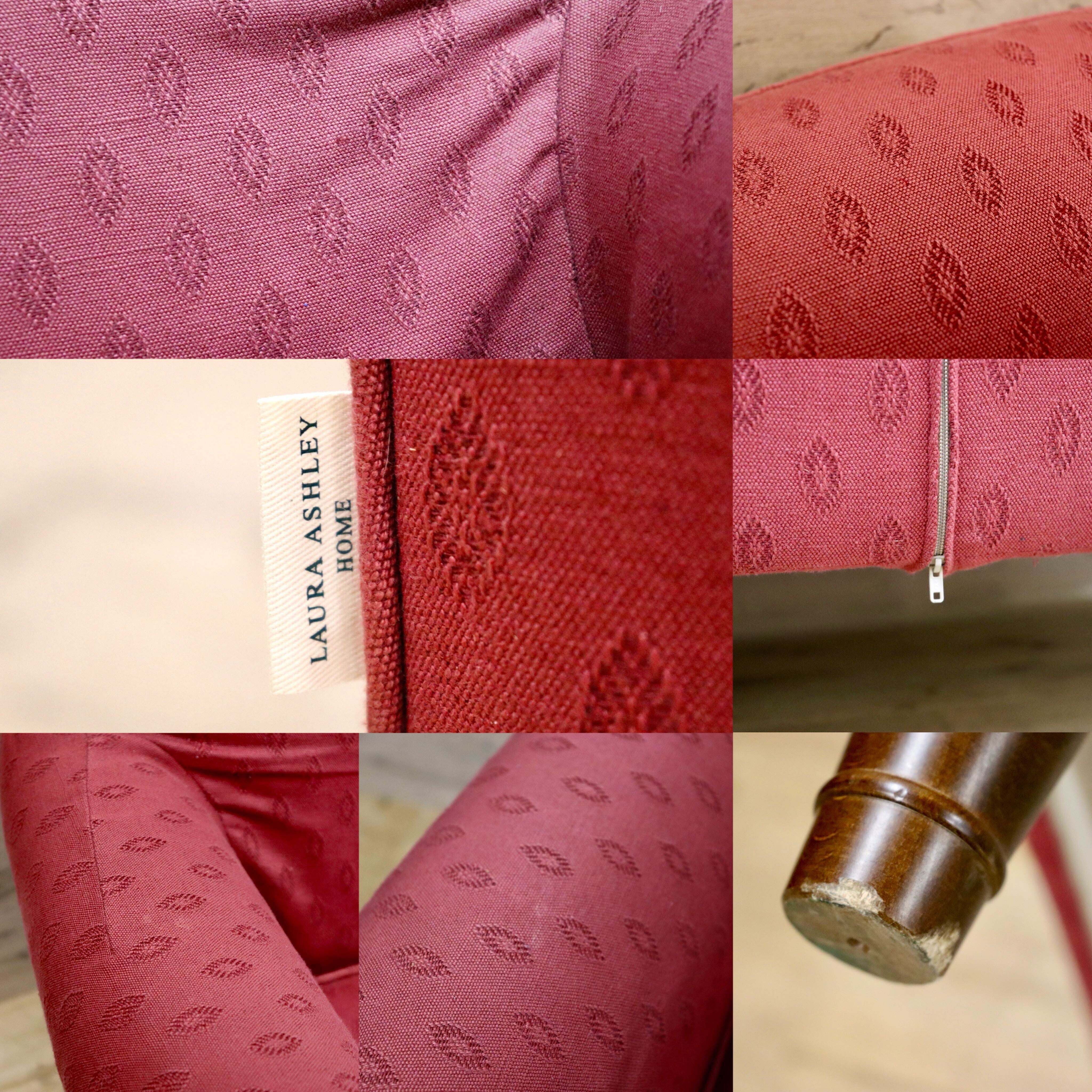 GMHK351○LAURA ASHLEY HOME / ローラアシュレイホーム 2人掛けソファ ラブソファ 長椅子 ファブリック カバーリング モダン エレガント