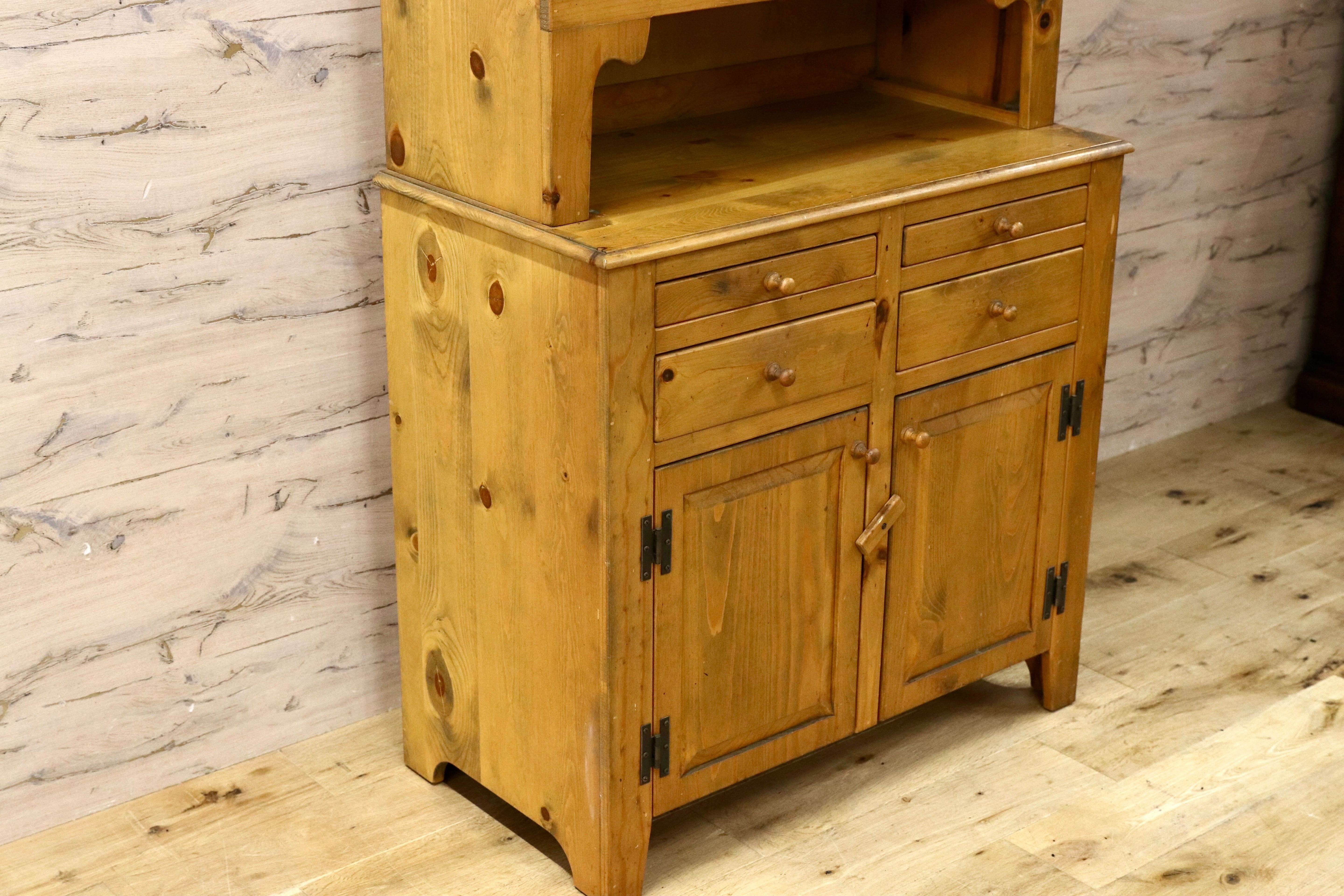 GMIK870A○アンファン カントリー パイン材 キャビネット 飾り棚 カフェテーブル ヴィンテージ