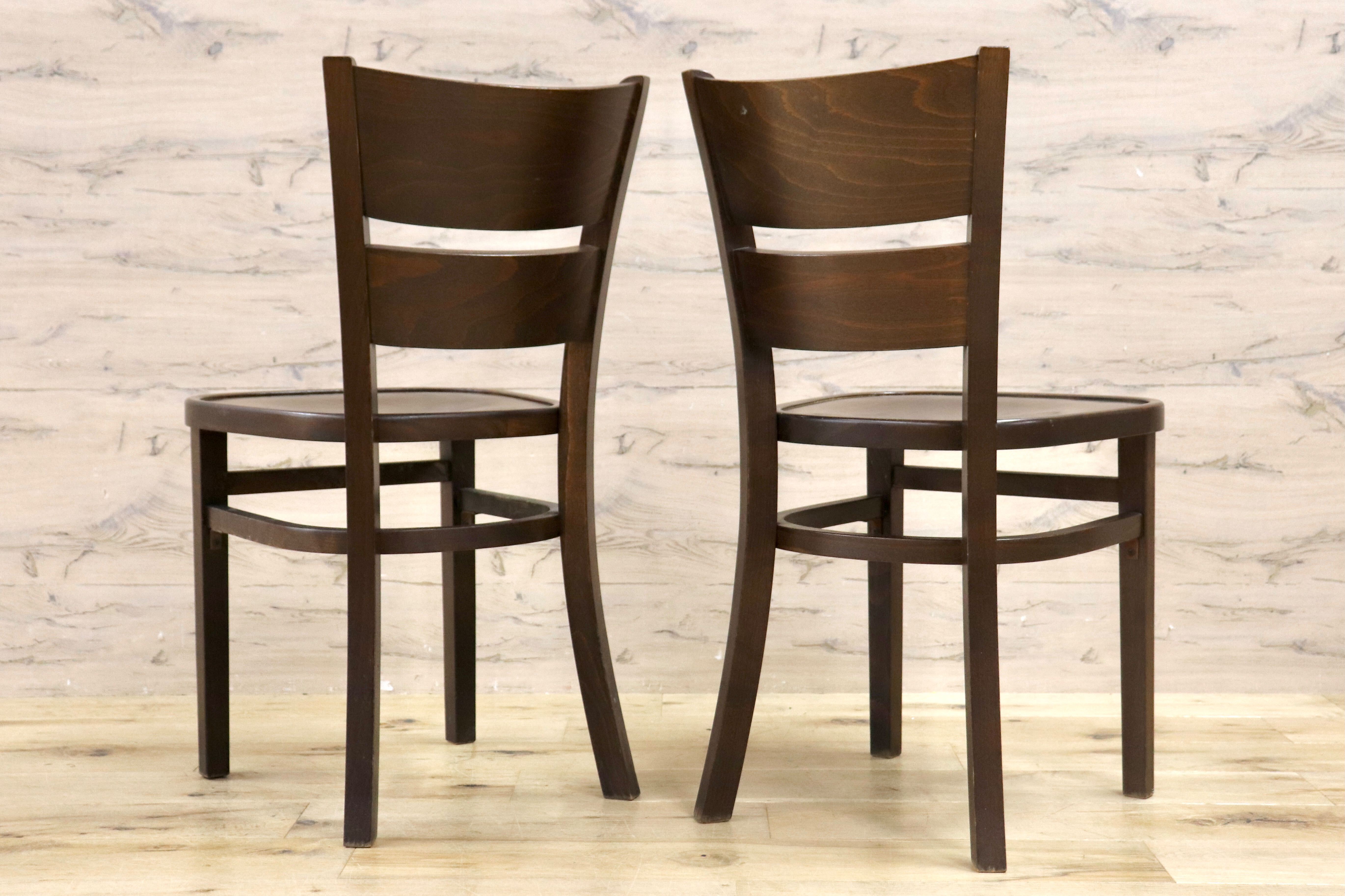 GMHK804A○FAMEG / ファーメグ FMG ダイニングチェア 2脚セット ベントウッド 椅子 曲木 ヴィンテージ アンティーク ポーランド 木製家具