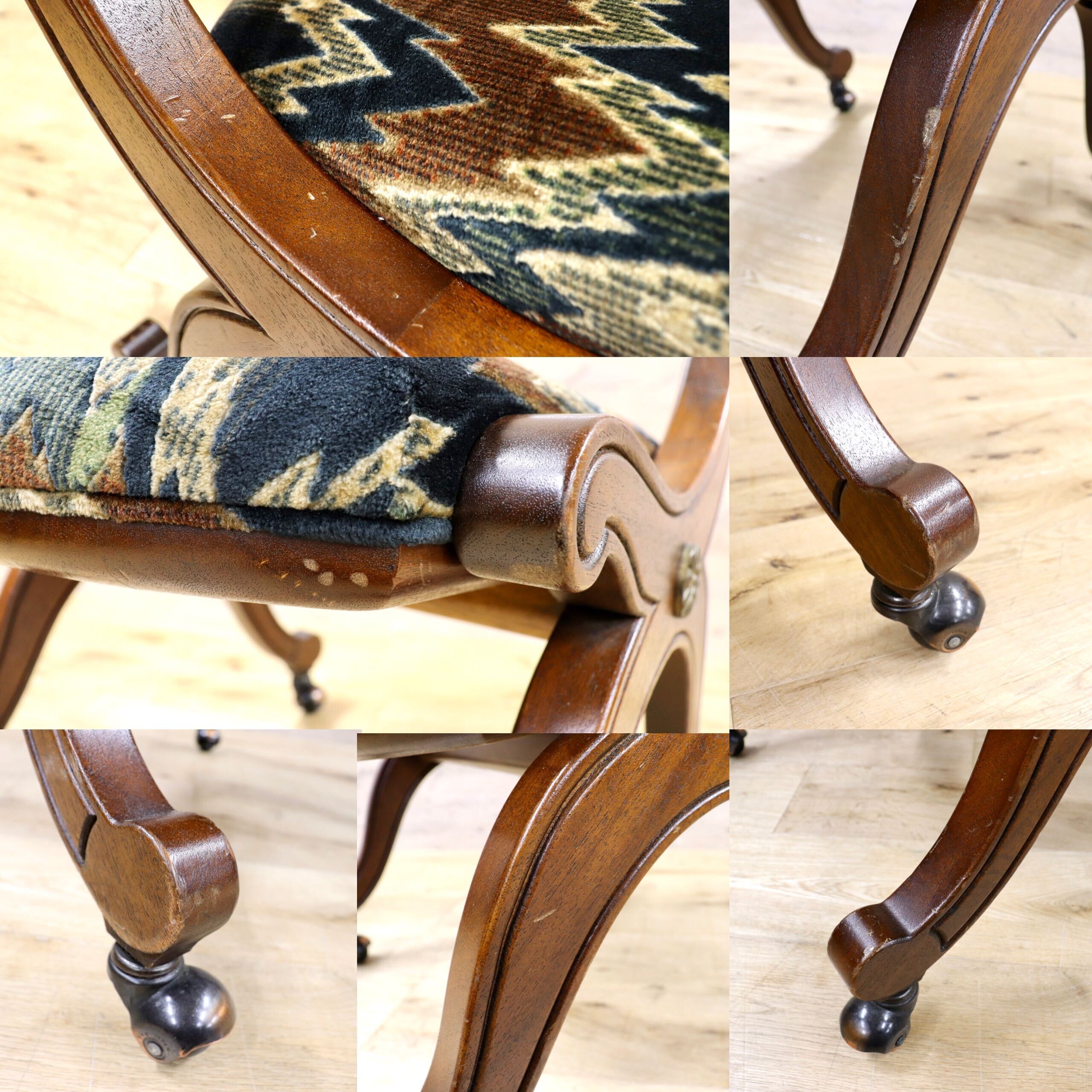 GMIK607A○DREXEL HERITAGE / ドレクセルヘリテイジ エスペラント ダイニングチェア 椅子 2脚セット ヴィンテージ クラシック 稀少