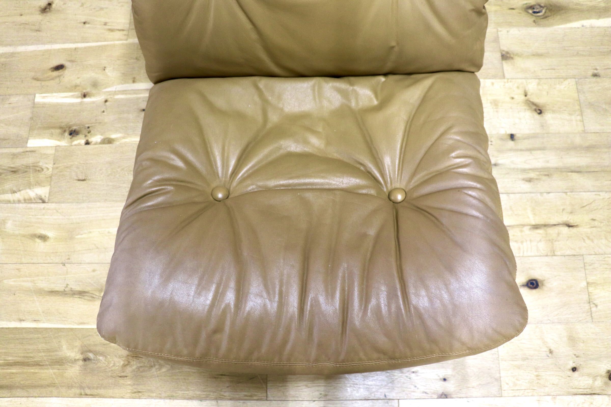 GMIK217○Tessa Furniture / テッサ・ファニチャー Angel エンゼル シングルソファ パーソナルチェア 本革 モダン ヴィンテージ 稀少