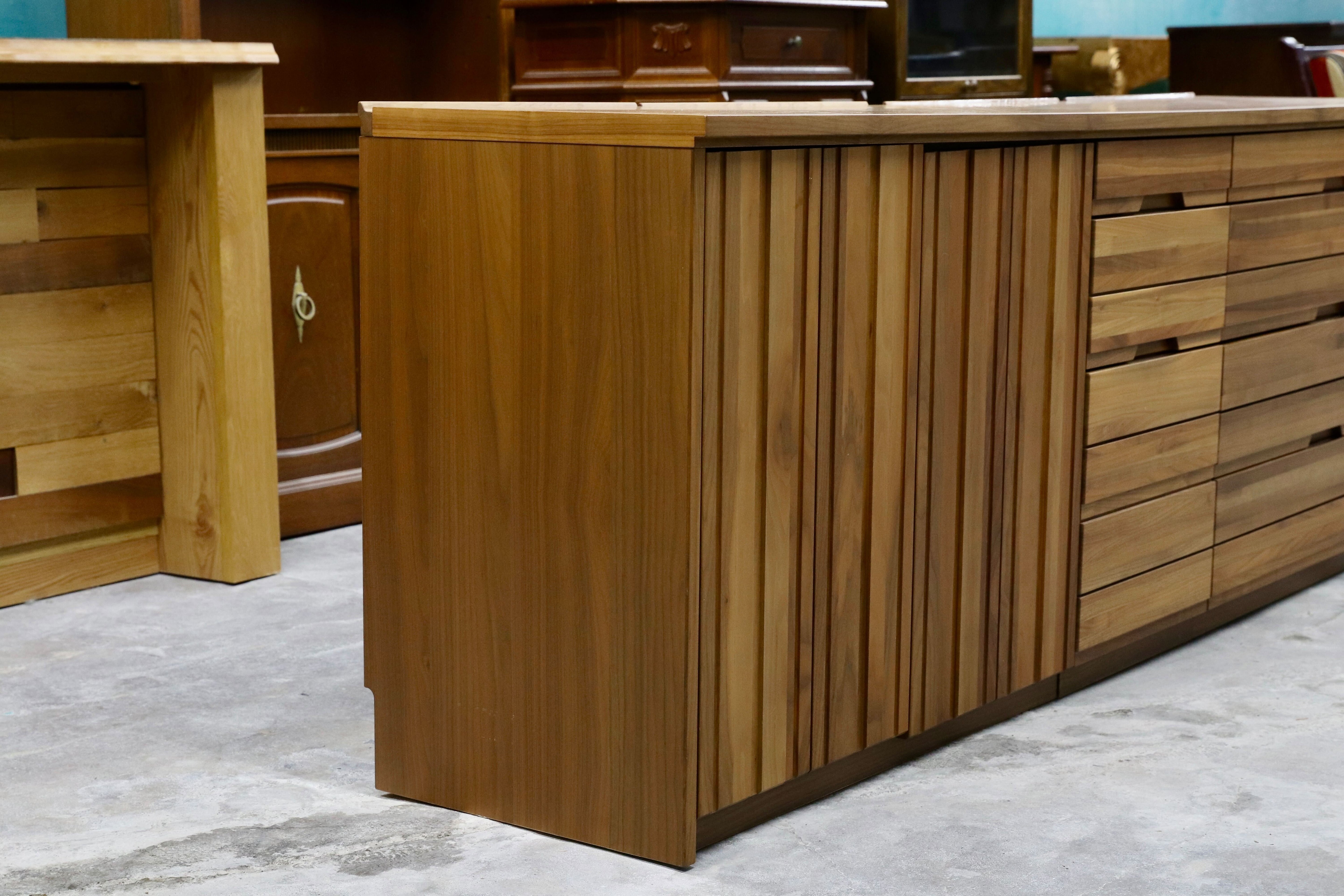 GMHK720○karimoku / カリモク SOLID BOARD JUST ミドルボード ユニット ウォールナット サイドボード リビング収納 約50万 使用半年