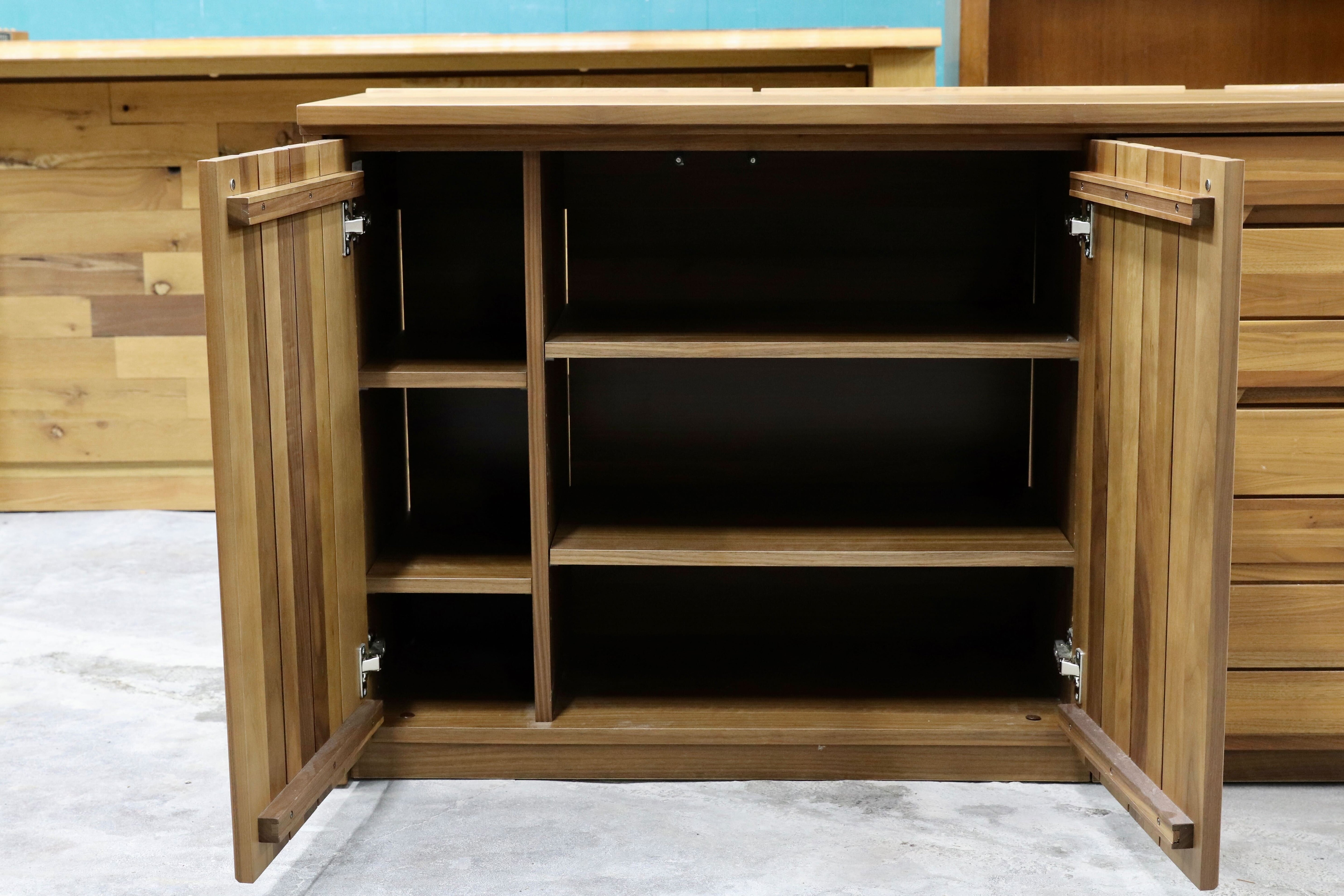 GMHK720○karimoku / カリモク SOLID BOARD JUST ミドルボード ユニット ウォールナット サイドボード リビング収納 約50万 使用半年