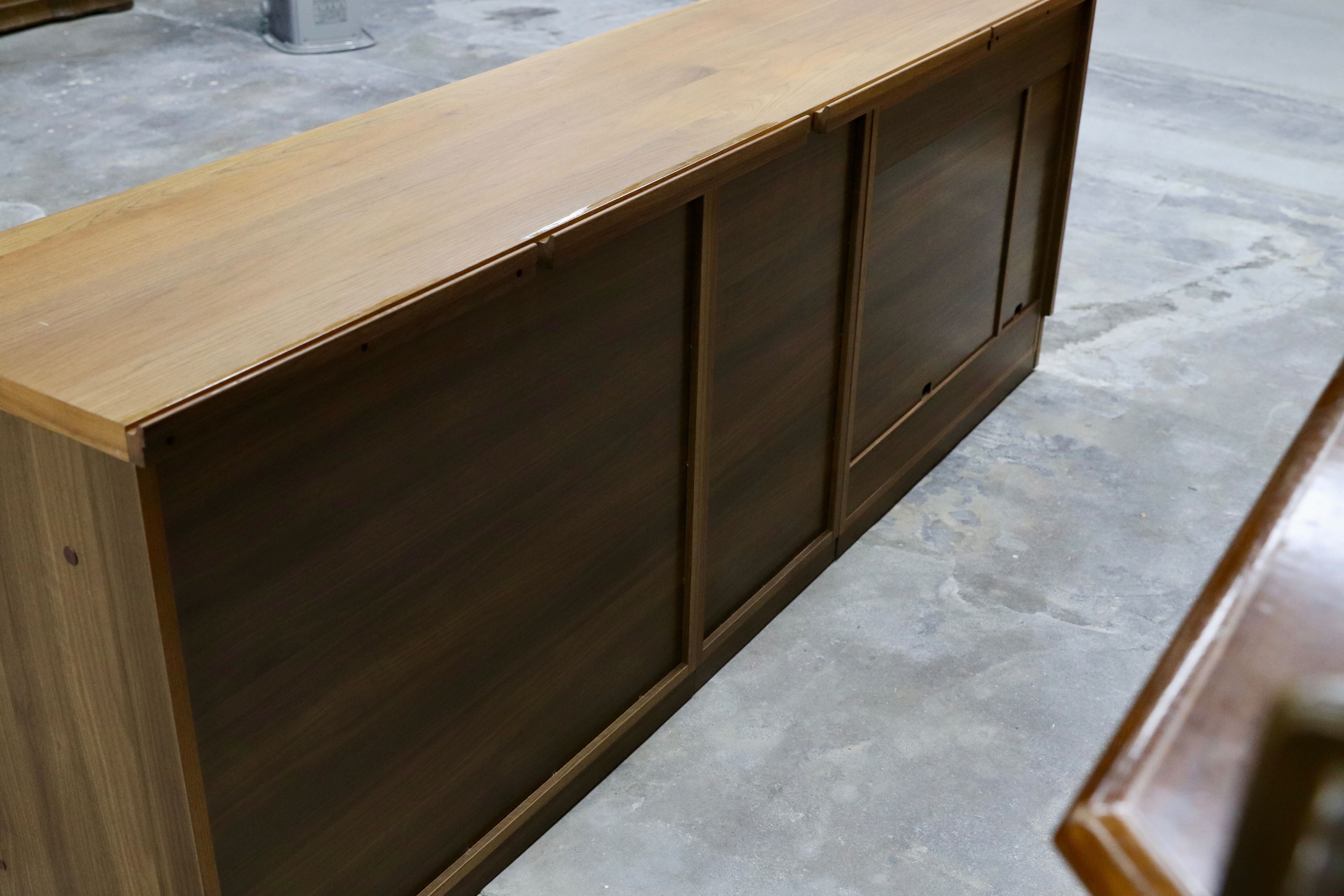 GMHK720○karimoku / カリモク SOLID BOARD JUST ミドルボード ユニット ウォールナット サイドボード リビング収納 約50万 使用半年