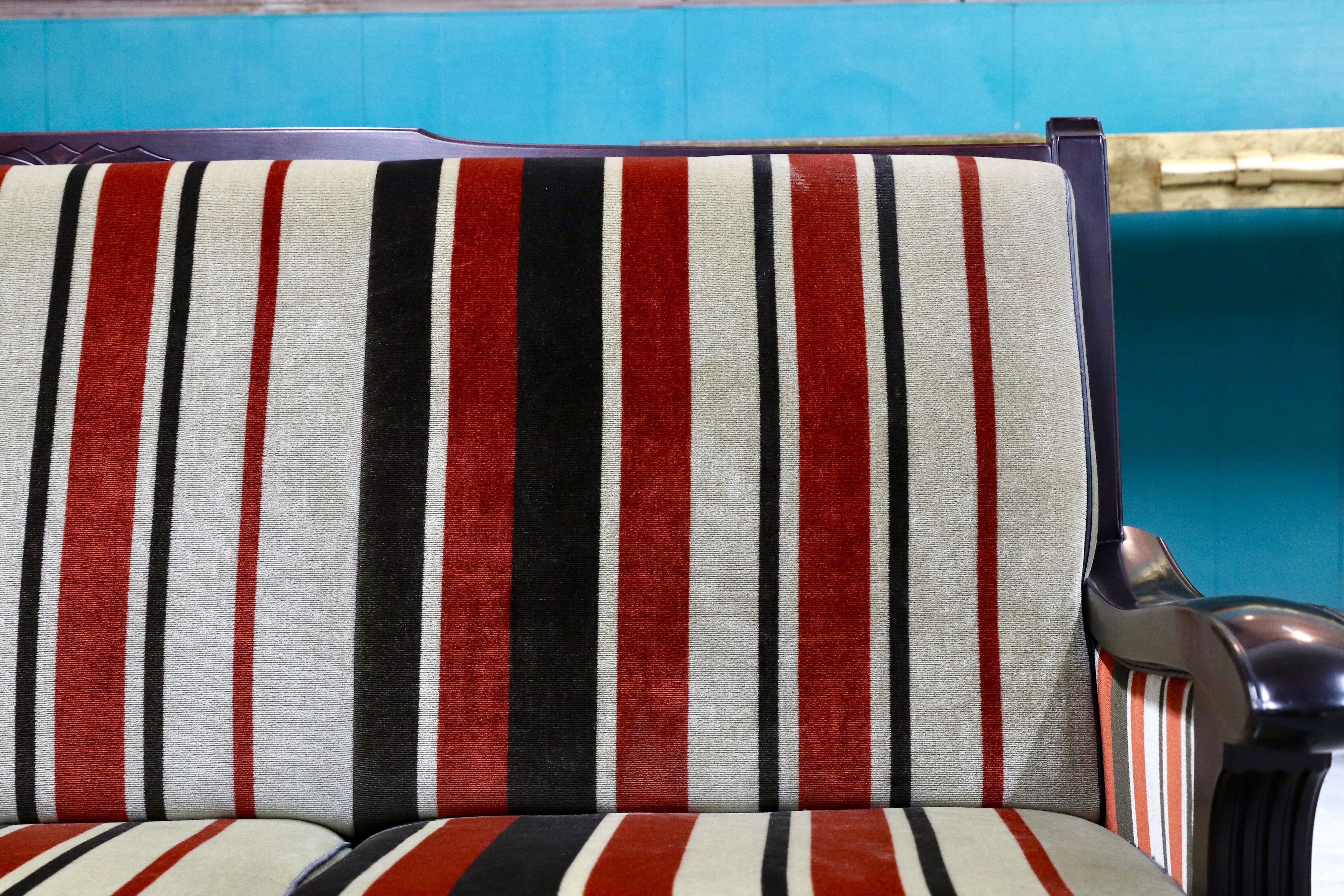 GMHK438C○モリシゲ / MORISHIGE 3人掛けソファ トリプルソファ 和モダン IDC大塚家具 クラシック ヴィンテージ 大正モダン