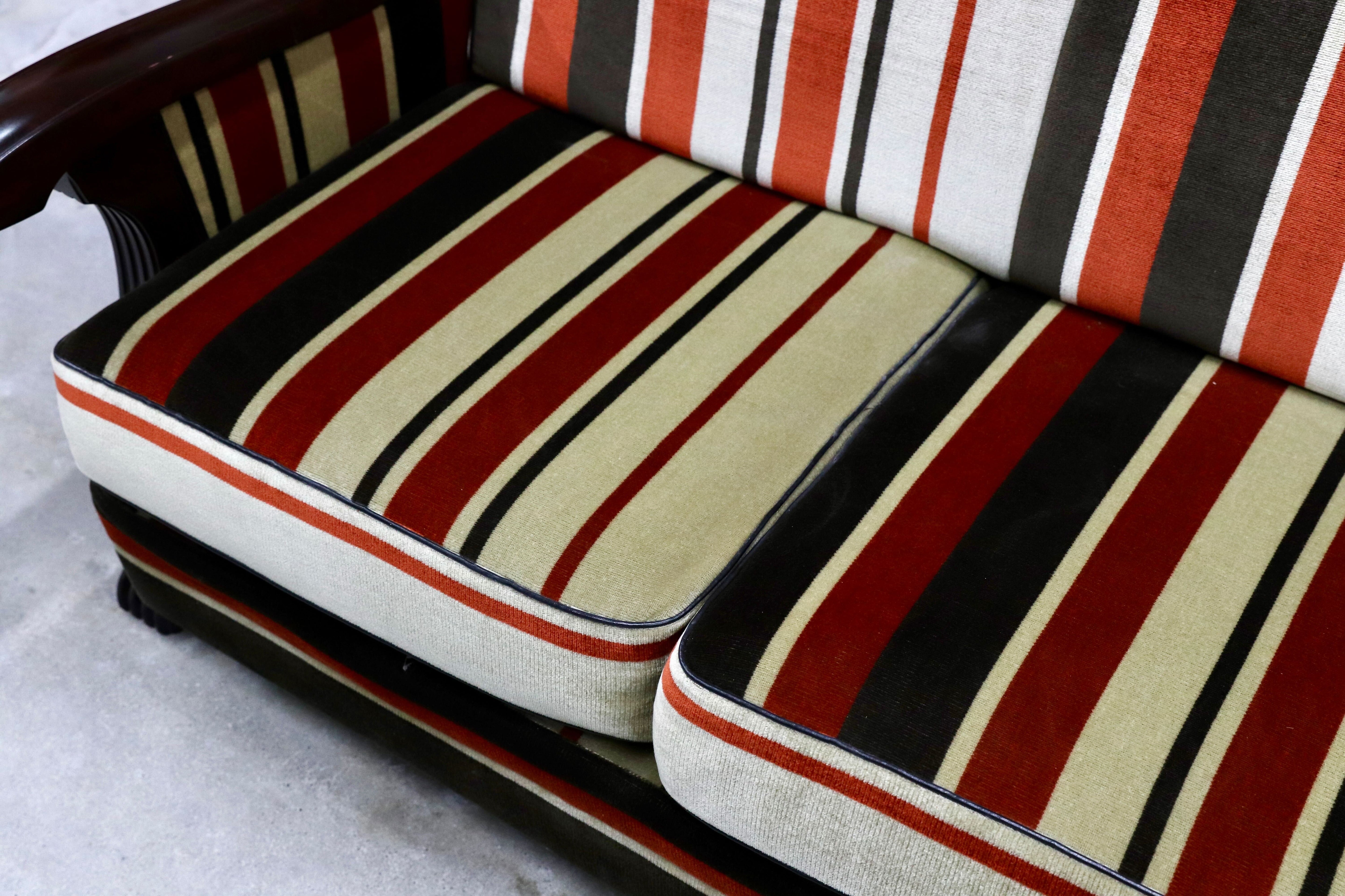 GMHK438C○モリシゲ / MORISHIGE 3人掛けソファ トリプルソファ 和モダン IDC大塚家具 クラシック ヴィンテージ 大正モダン