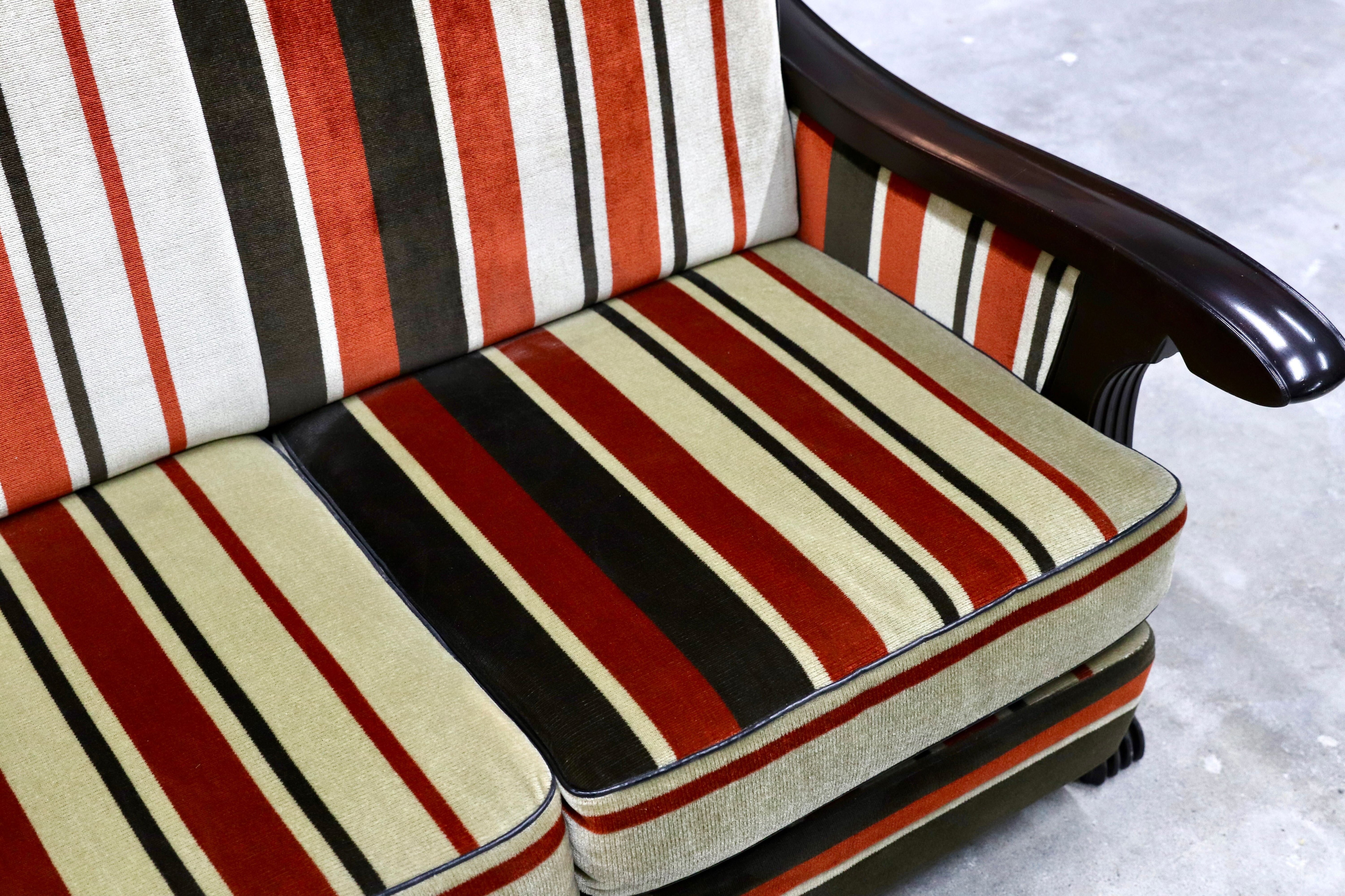 GMHK438C○モリシゲ / MORISHIGE 3人掛けソファ トリプルソファ 和モダン IDC大塚家具 クラシック ヴィンテージ 大正モダン