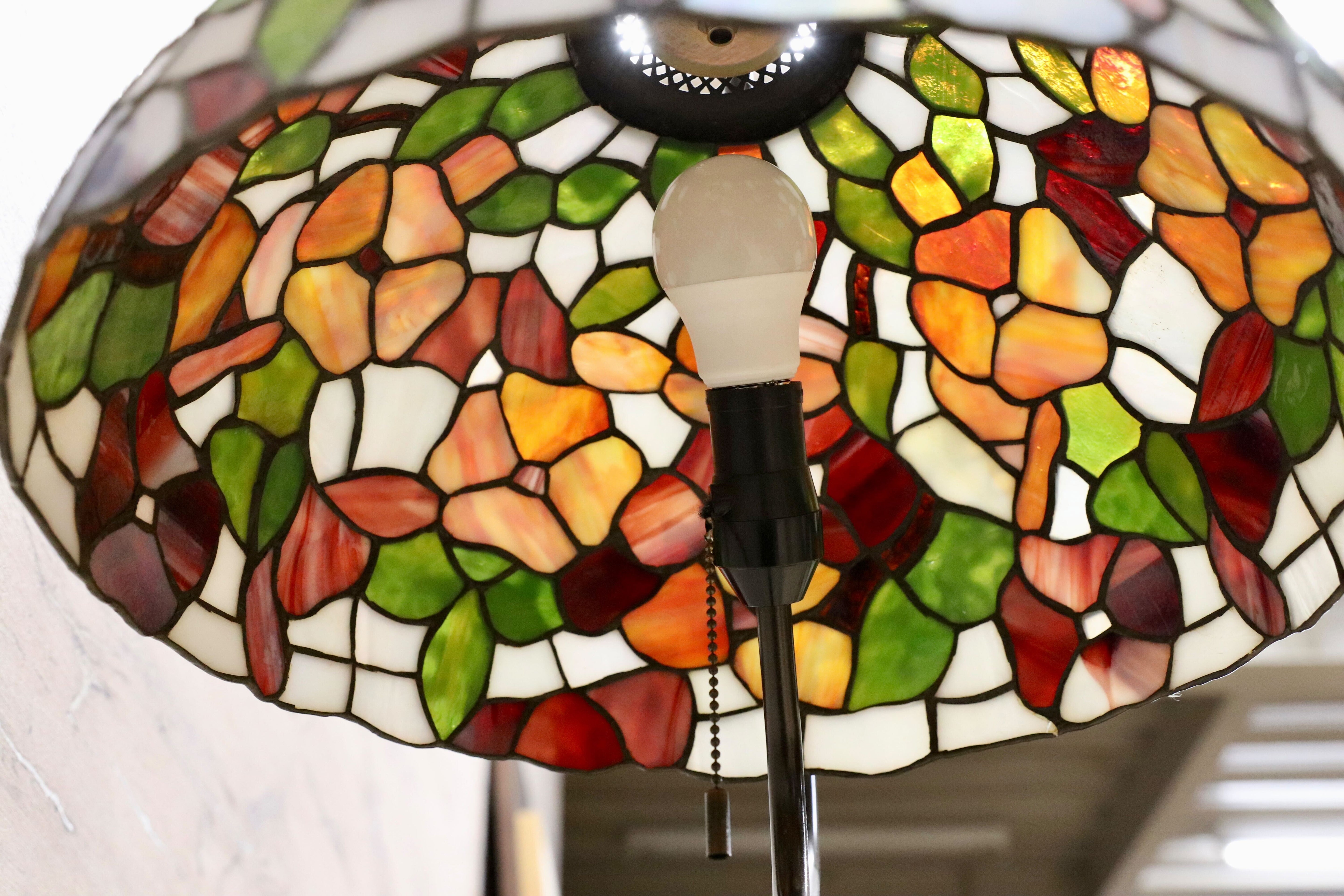 GMGK462○world's tiffany stained house ステンドグラス 照明 フロアライト