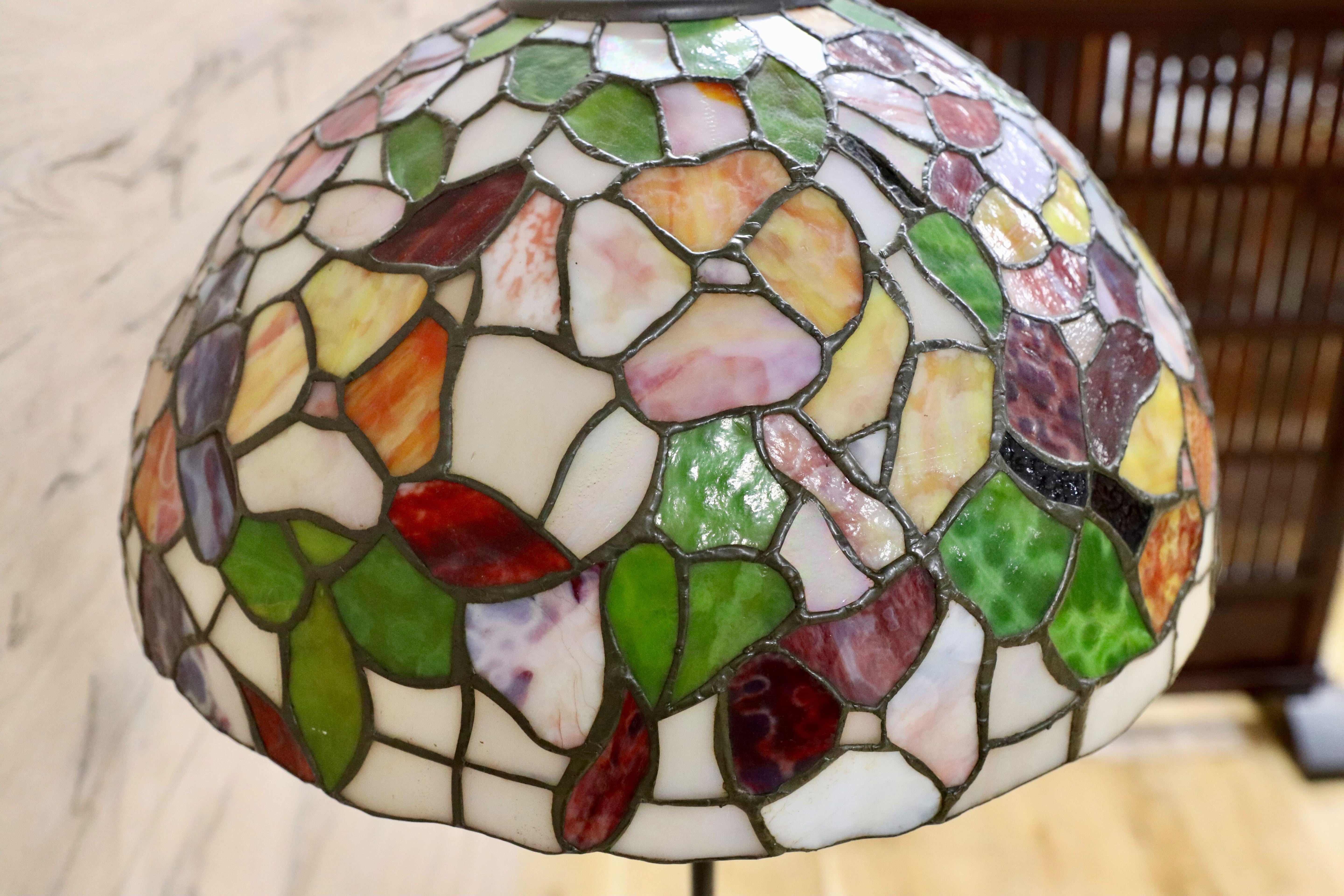 GMGK462○world's tiffany stained house ステンドグラス 照明 フロアライト