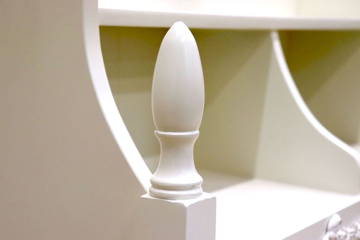 GMGS292A○COUNTRY WHITE / カントリーホワイト Praha Hutch 800 ハッチ 上台 収納棚 シェルフ 飾り棚 ホワイト 輸入家具 展示品