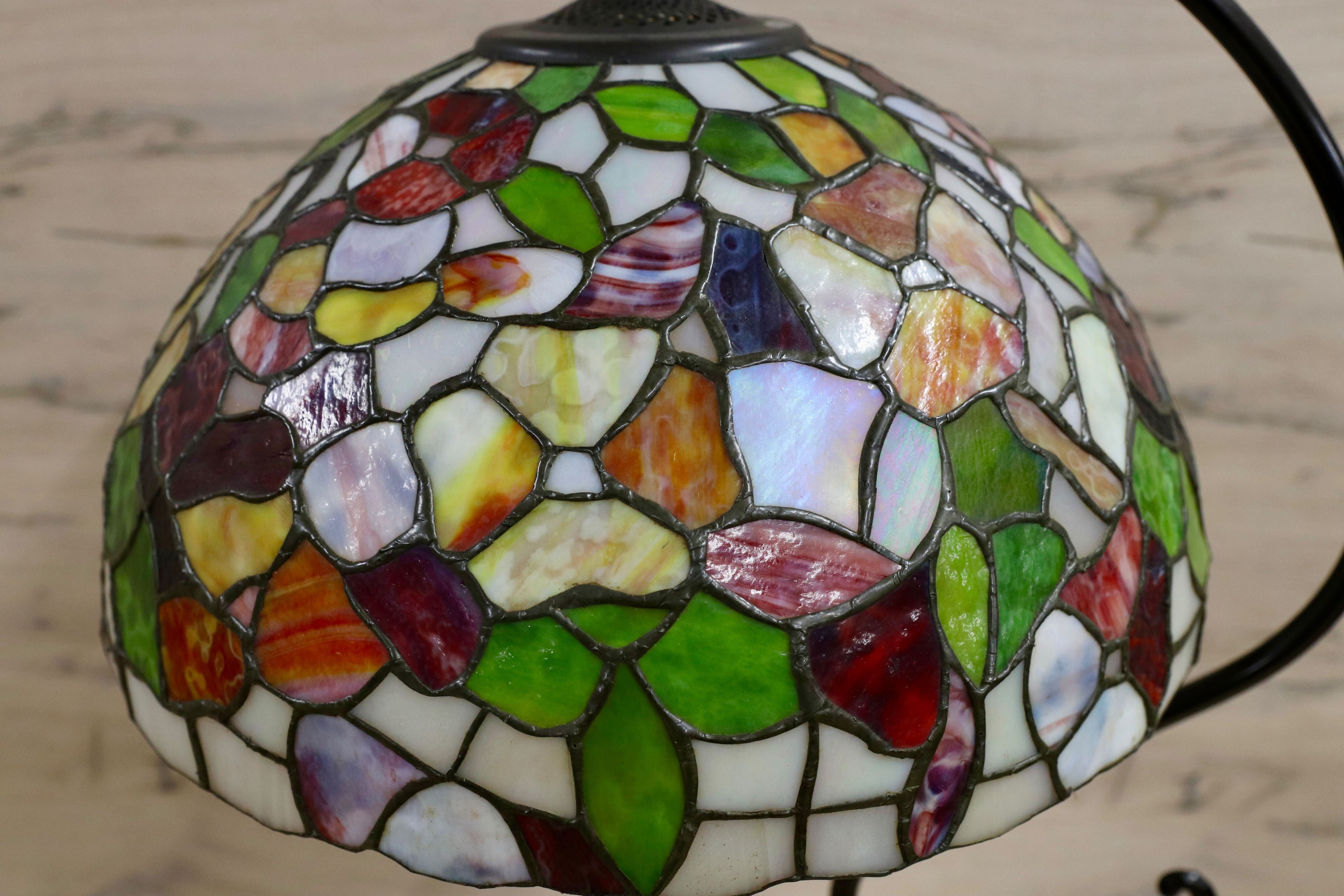 GMGK462○world's tiffany stained house ステンドグラス 照明 フロアライト