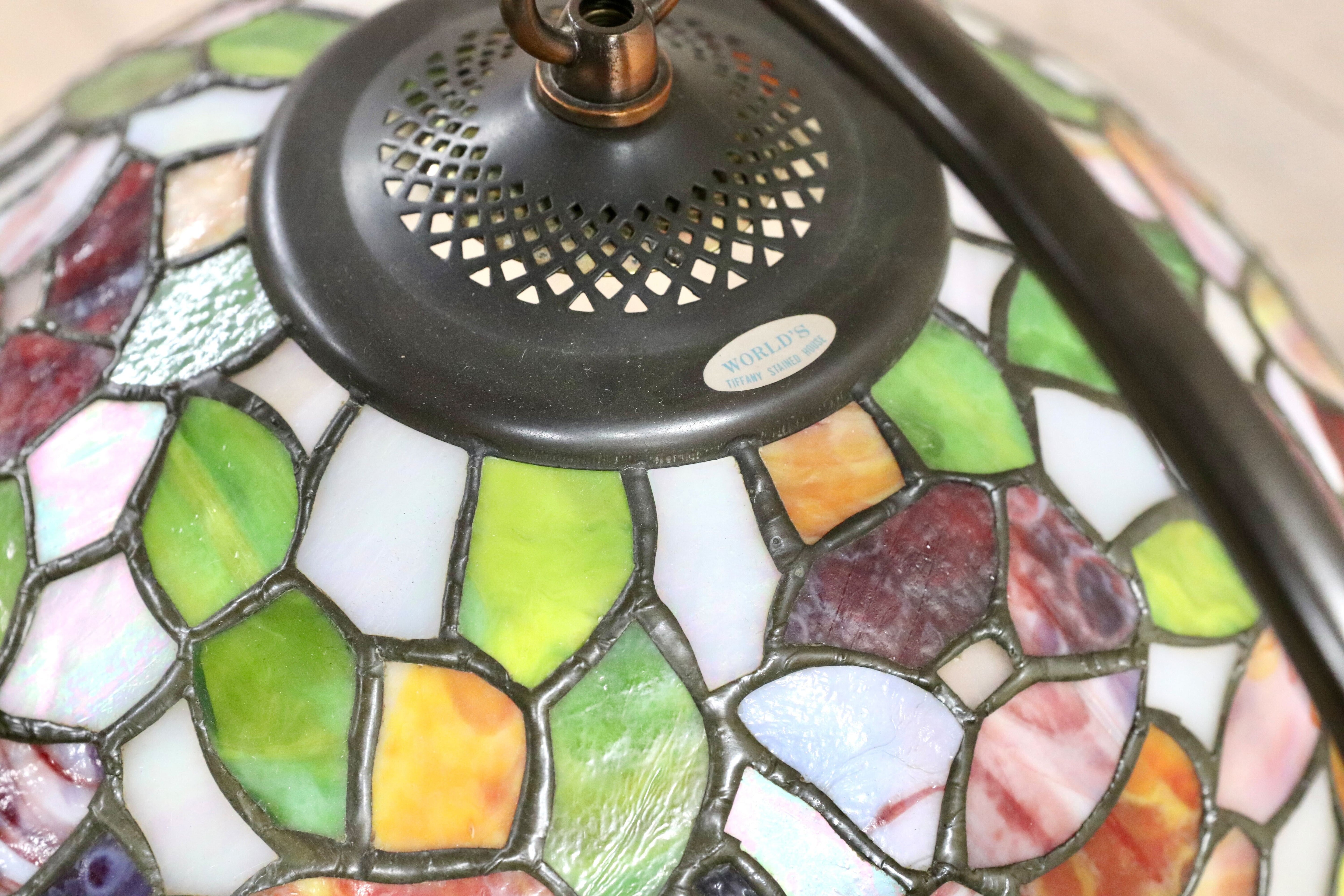 GMGK462○world's tiffany stained house ステンドグラス 照明 フロアライト