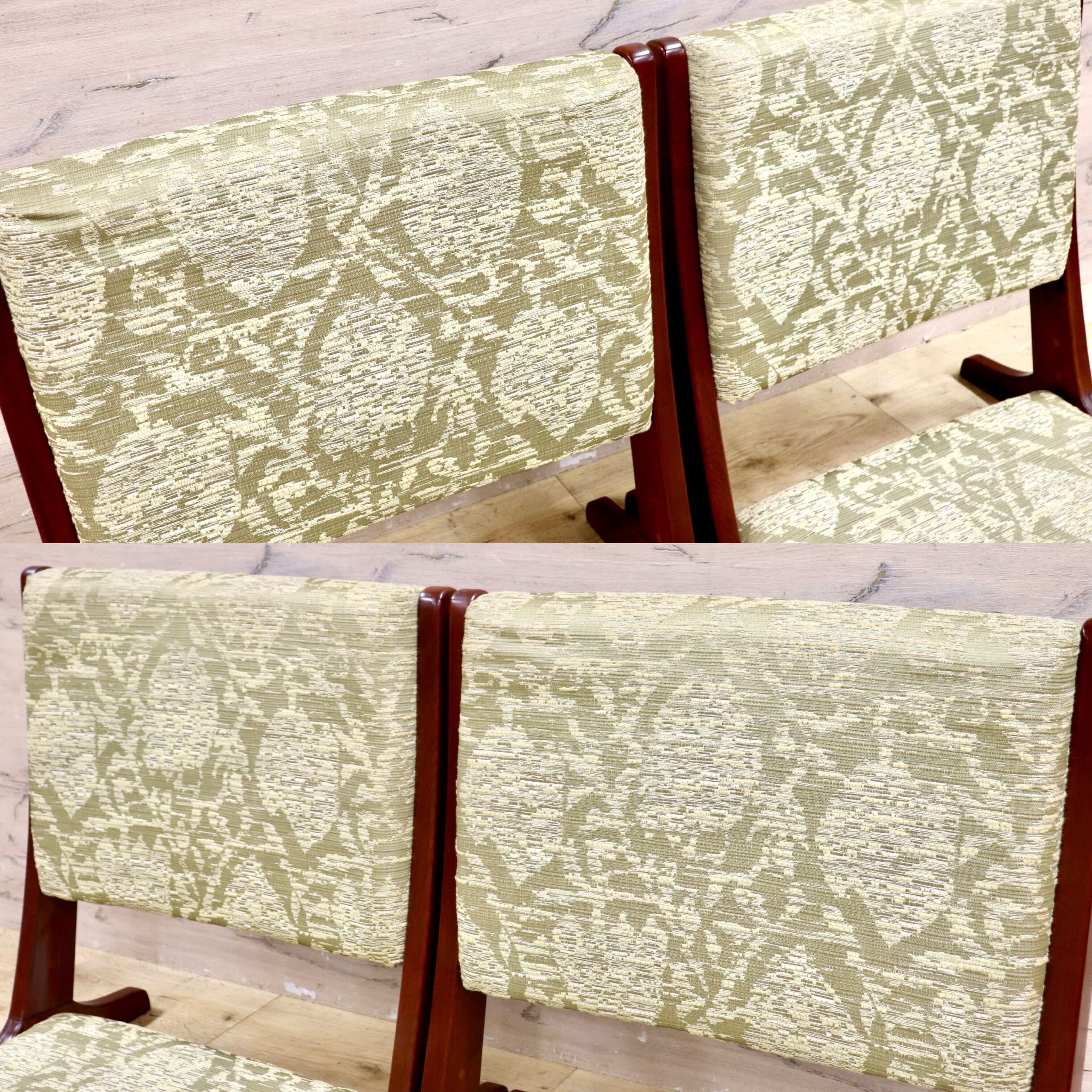 GMIH289○karimoku / カリモク 座椅子 4脚セット 折りたたみ椅子 和風椅子 和室 和家具 国産家具