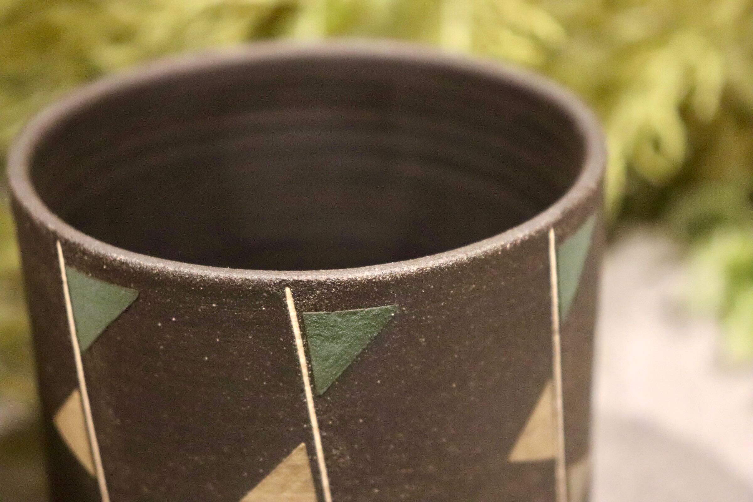 GMIO88A◯市野悟窯 丹波焼 ビアカップ 市野哲次 陶器 酒器 伝統工芸 丹波篠山 未使用