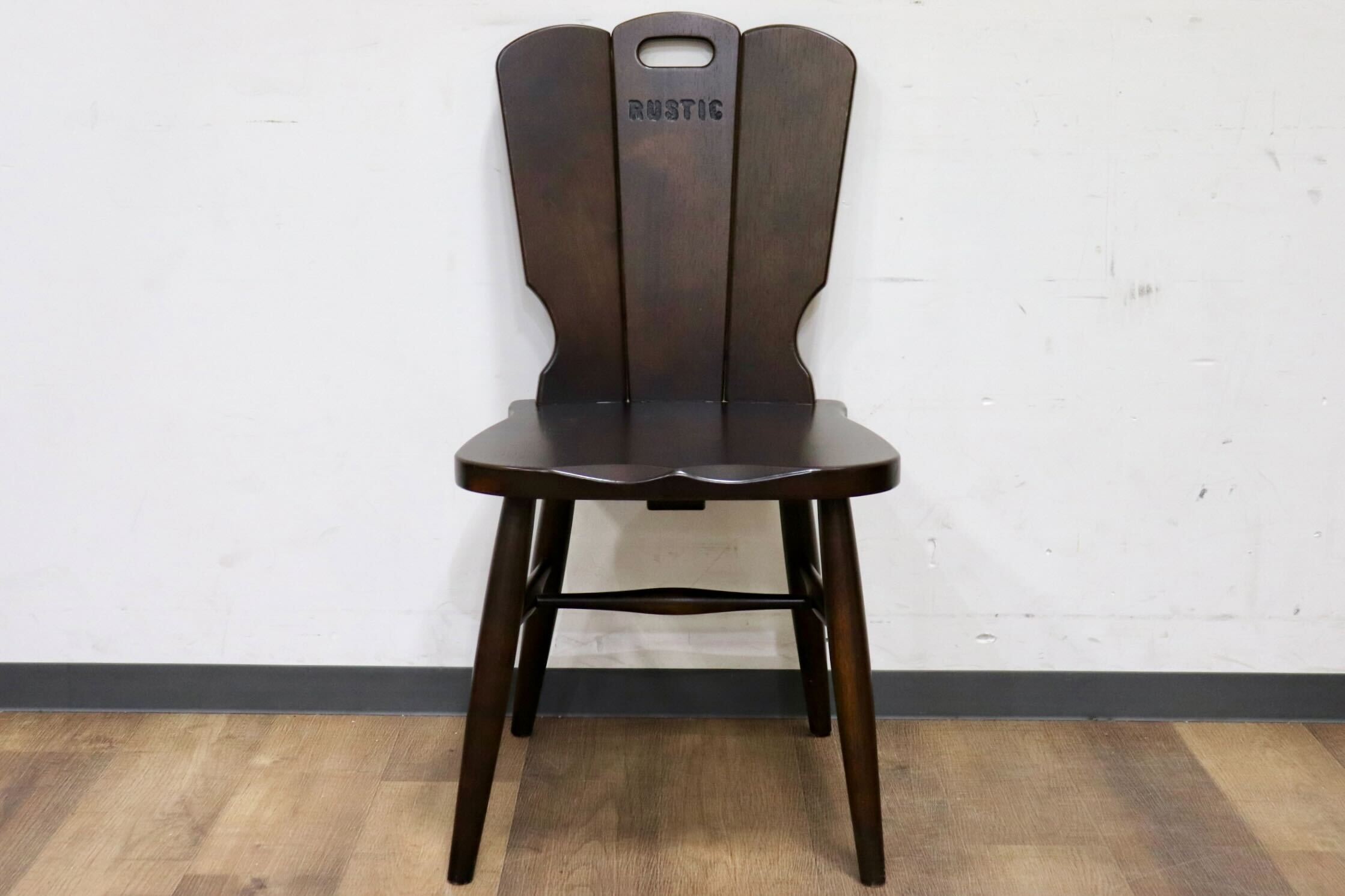 GMIS9○karimoku / カリモク RUSTIC ルスティック 椅子 チェア ダイニングチェア ヴィンテージ レトロ カントリー 国産家具