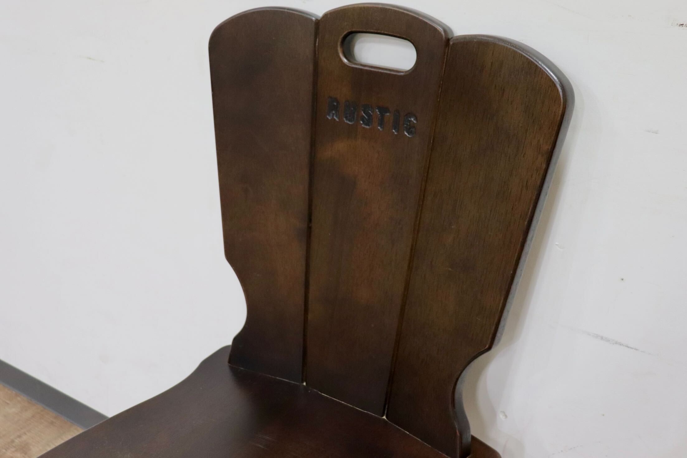 GMIS9○karimoku / カリモク RUSTIC ルスティック 椅子 チェア ダイニングチェア ヴィンテージ レトロ カントリー 国産家具
