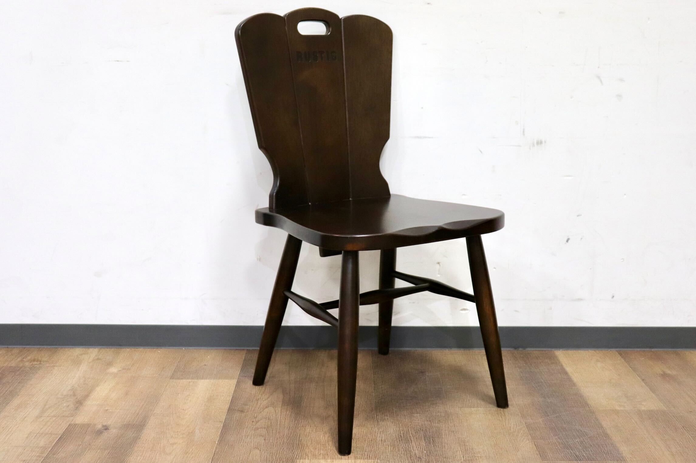 GMIS9○karimoku / カリモク RUSTIC ルスティック 椅子 チェア ダイニングチェア ヴィンテージ レトロ カントリー 国産家具