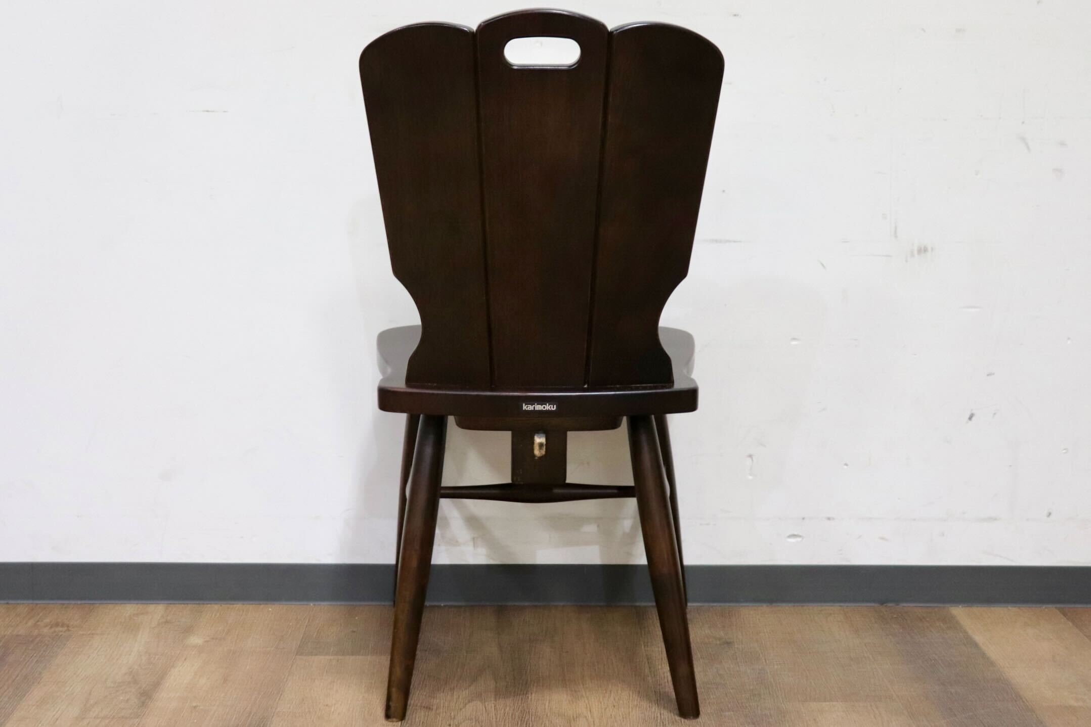 GMIS9○karimoku / カリモク RUSTIC ルスティック 椅子 チェア ダイニングチェア ヴィンテージ レトロ カントリー 国産家具