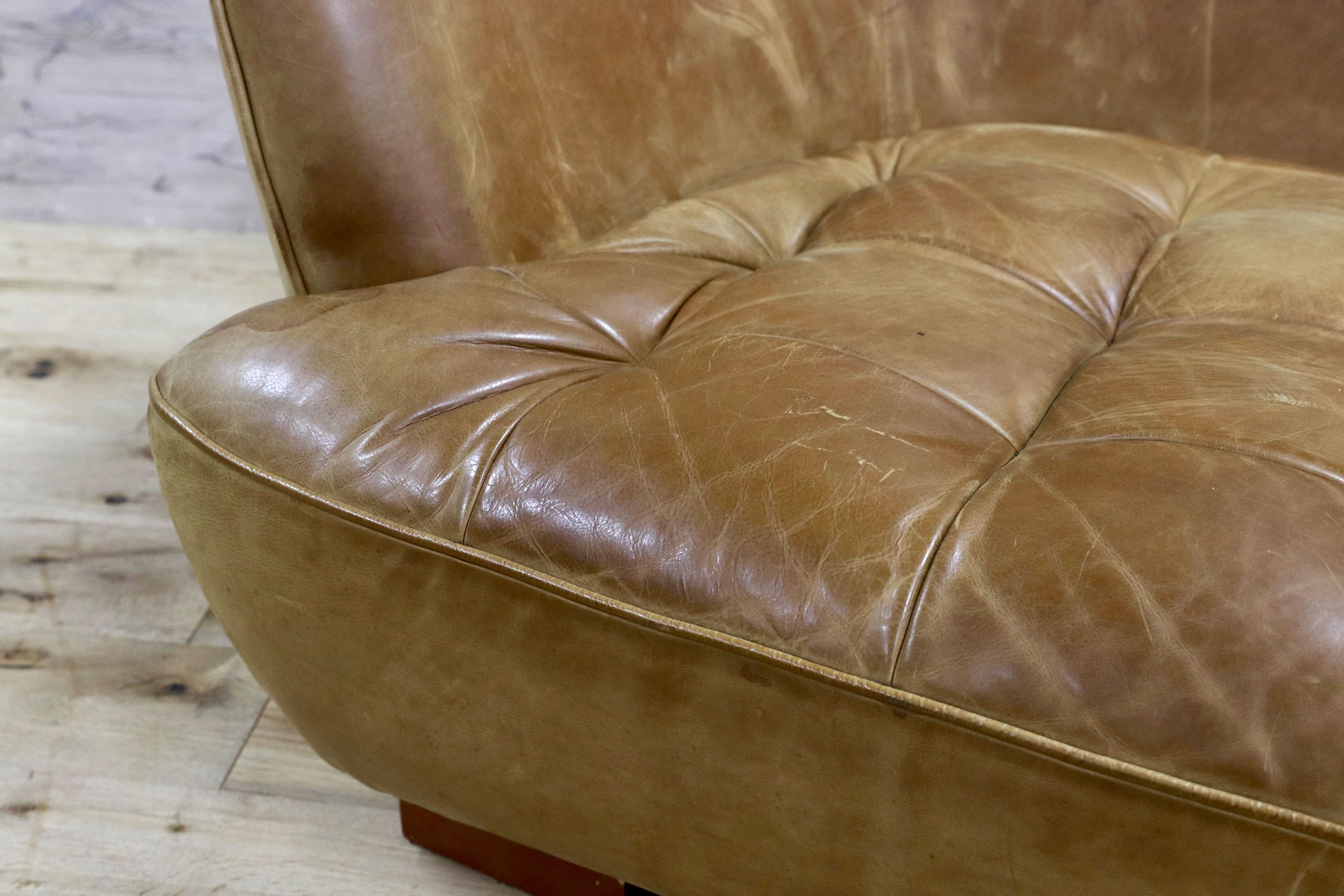 GMIS221○CRASH GATE / クラッシュゲート OPIUM オピアム 1人掛けソファ シングルソファ ヴィンテージ レザー 本革 ブラウン