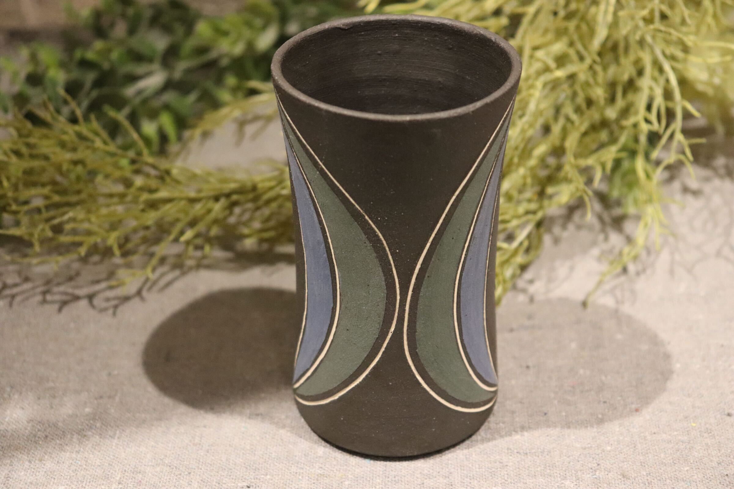 GMIO87B◯市野悟窯 丹波焼 ビアカップ 市野哲次 陶器 酒器 伝統工芸 丹波篠山 未使用