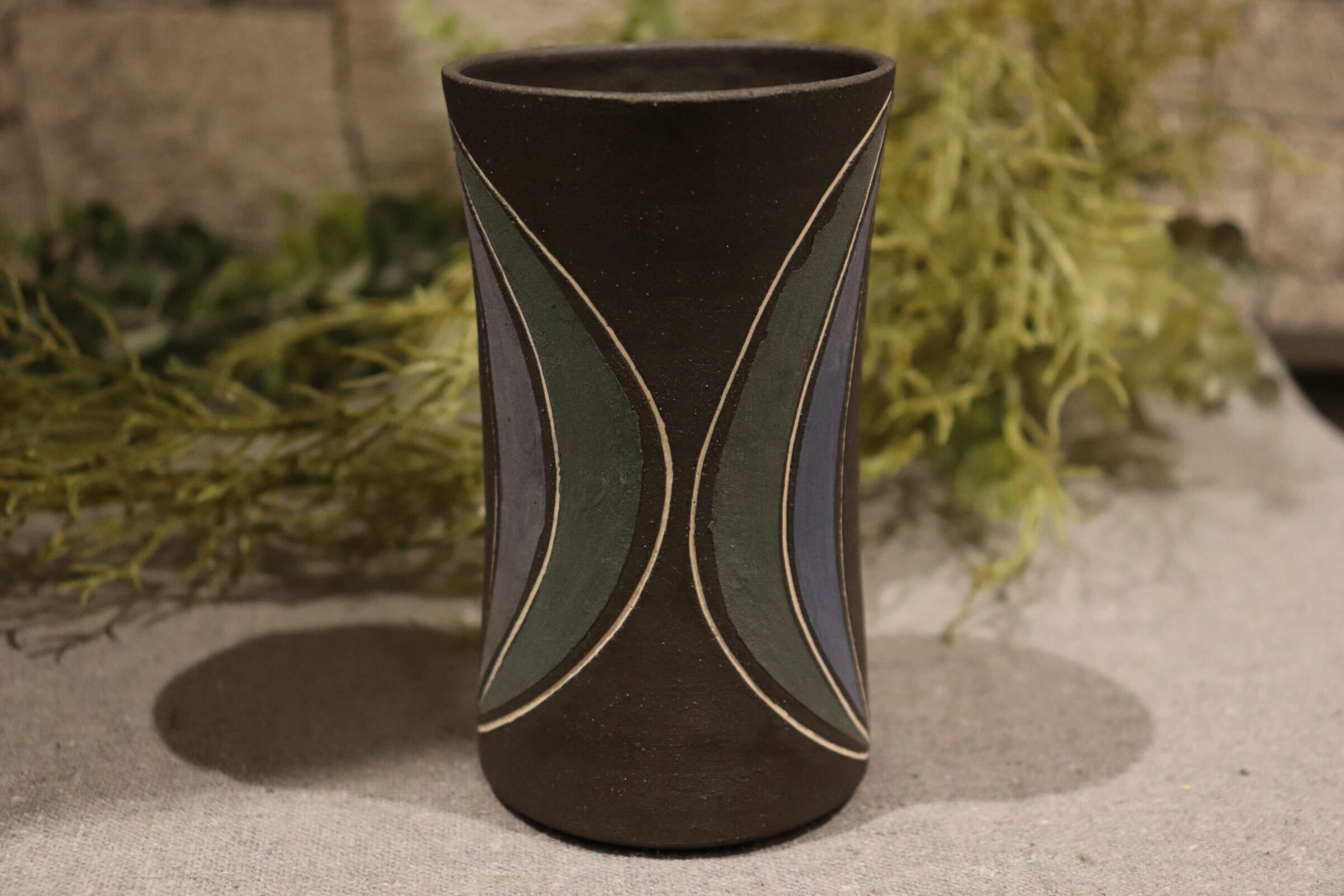 GMIO87B◯市野悟窯 丹波焼 ビアカップ 市野哲次 陶器 酒器 伝統工芸 丹波篠山 未使用