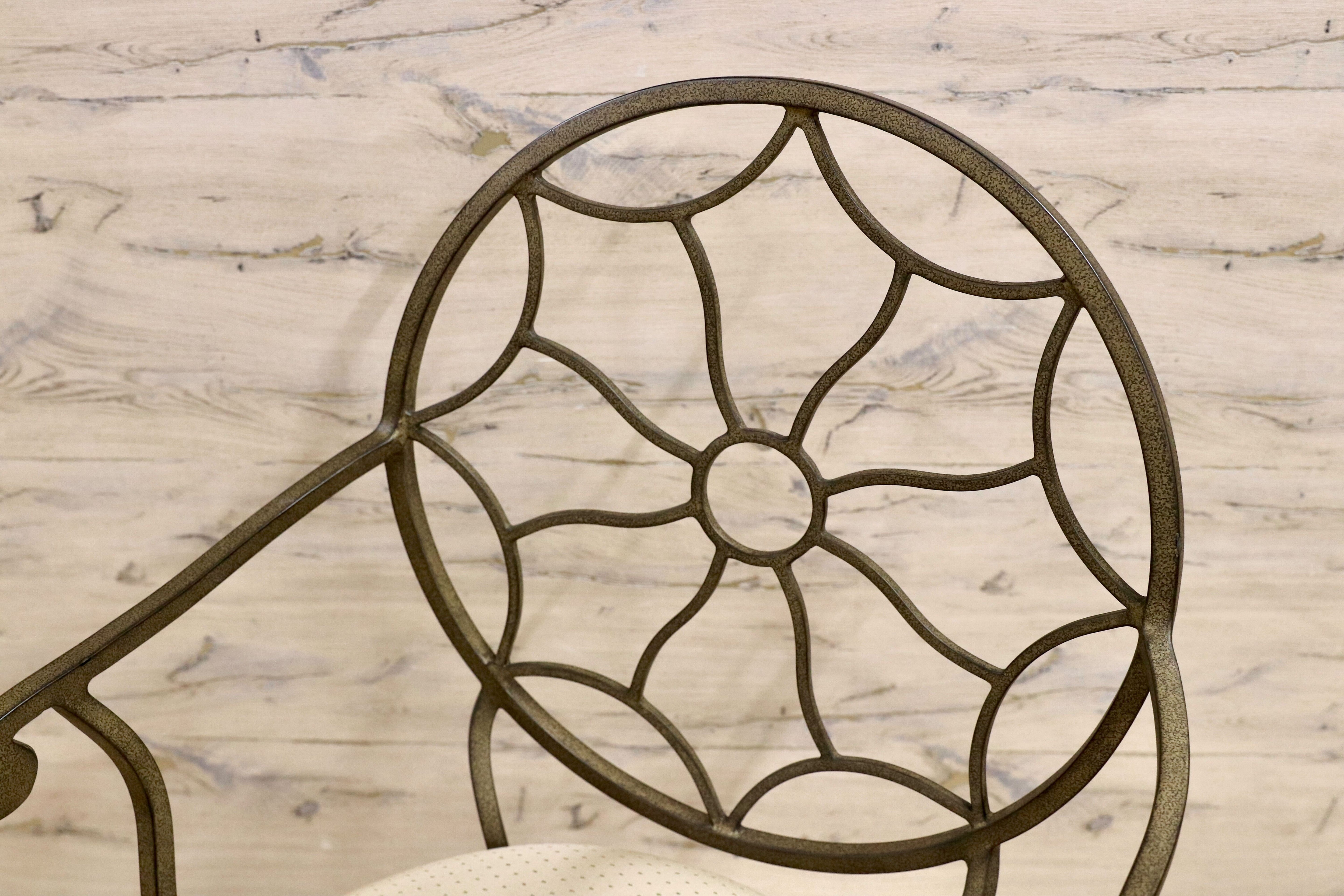 GMHO16B○DREXEL HERITAGE / ドレクセルヘリテイジ 特注 カウンターチェア アイアンチェア ハイチェア 回転チェア インダストリアル 希少