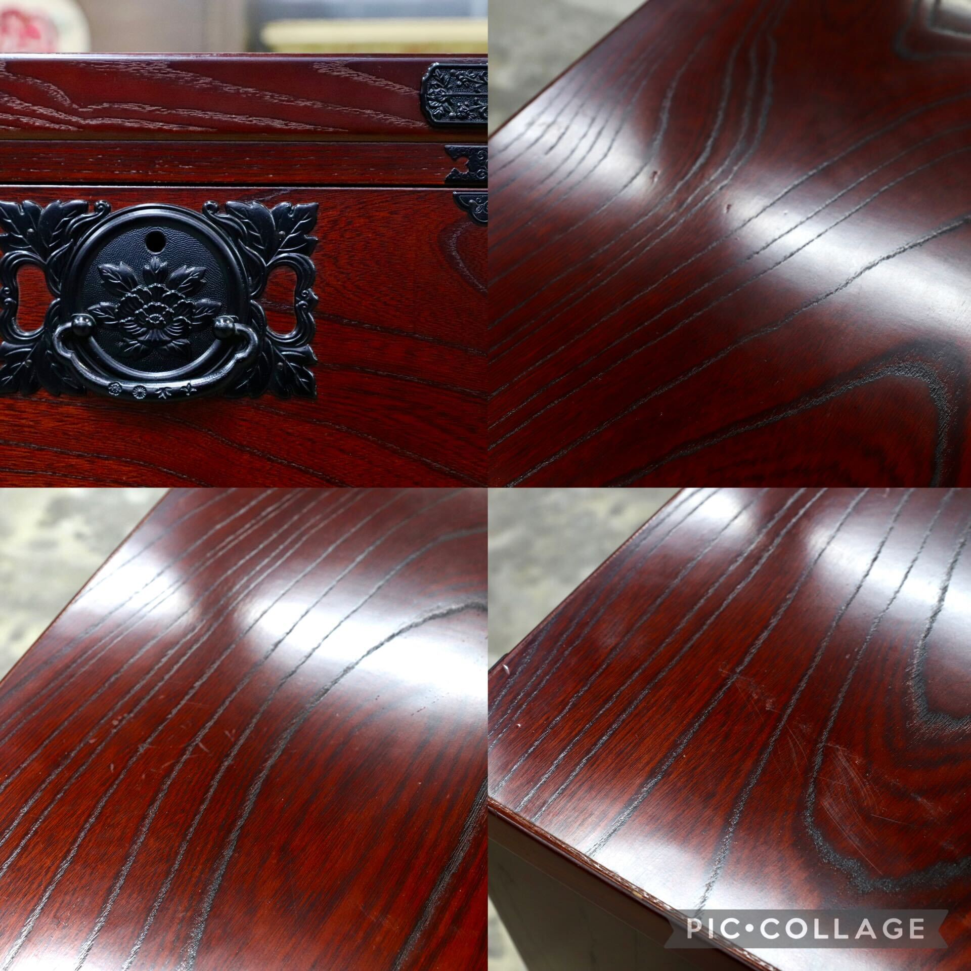 GMIH510○飛鳥工芸家具 欅箪笥 整理箪笥 和箪笥 民芸家具 4段箪笥 和家具 レトロ