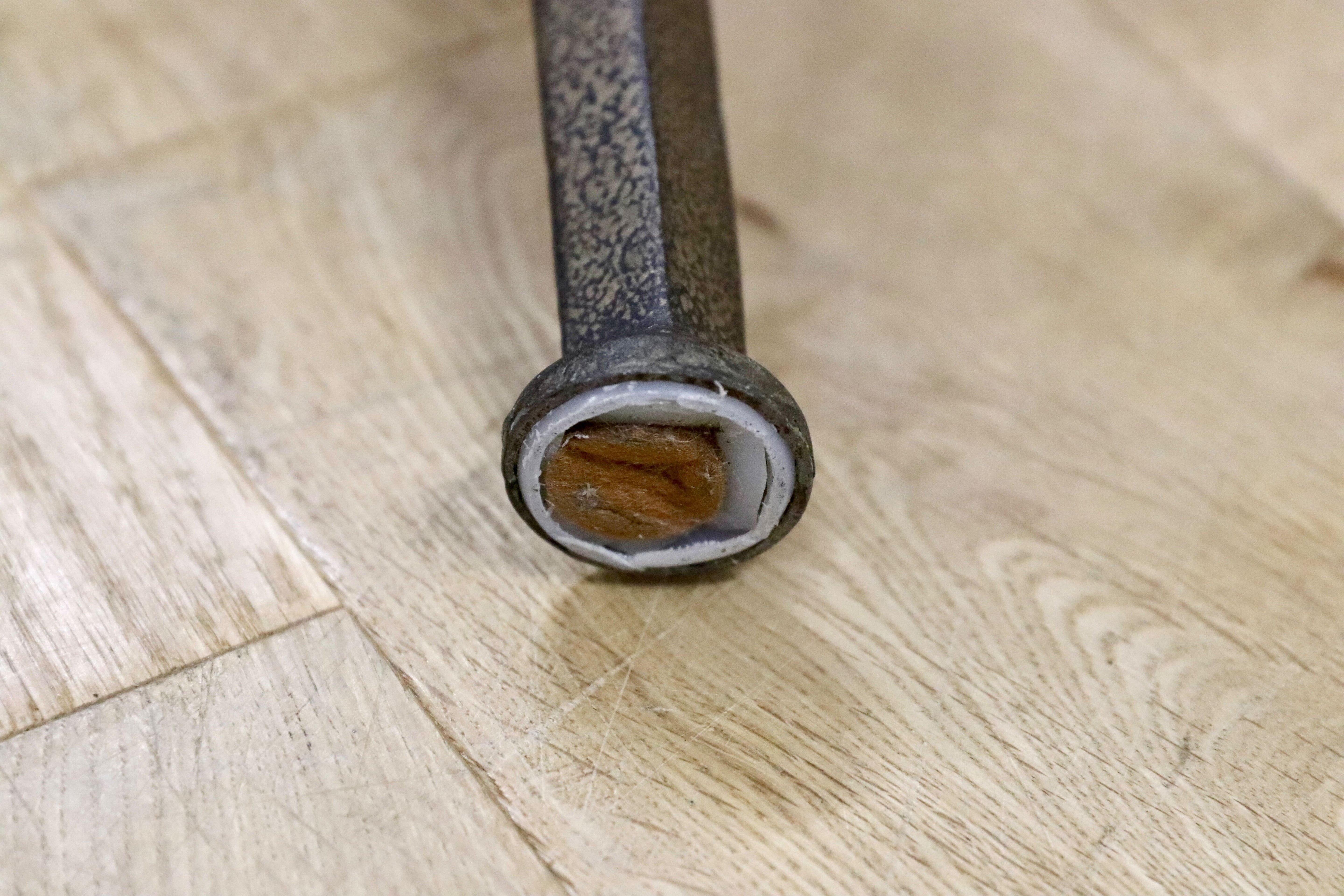 GMHO16B○DREXEL HERITAGE / ドレクセルヘリテイジ 特注 カウンターチェア アイアンチェア ハイチェア 回転チェア インダストリアル 希少