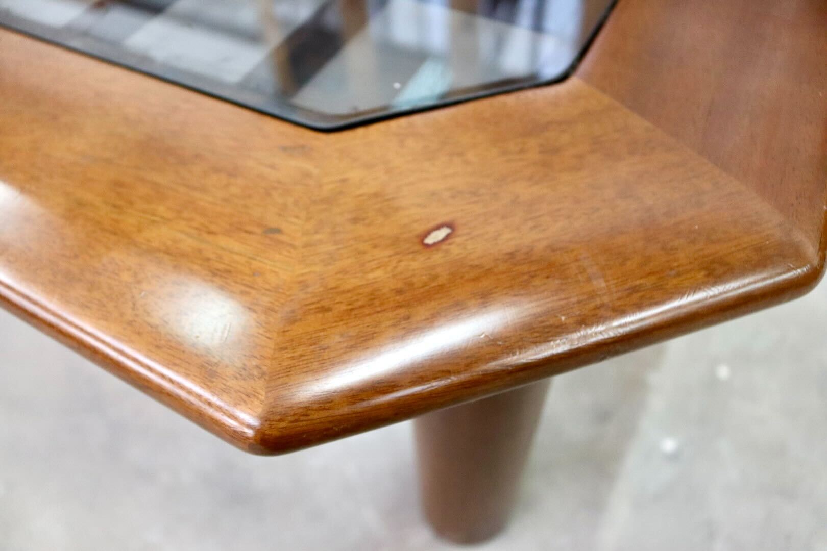 GMIH138○FUJI FURNITURE / 冨士ファニチア センターテーブル リビングテーブル ローテーブル 座卓 ちゃぶ台 ガラス 応接 モダン 国産家具