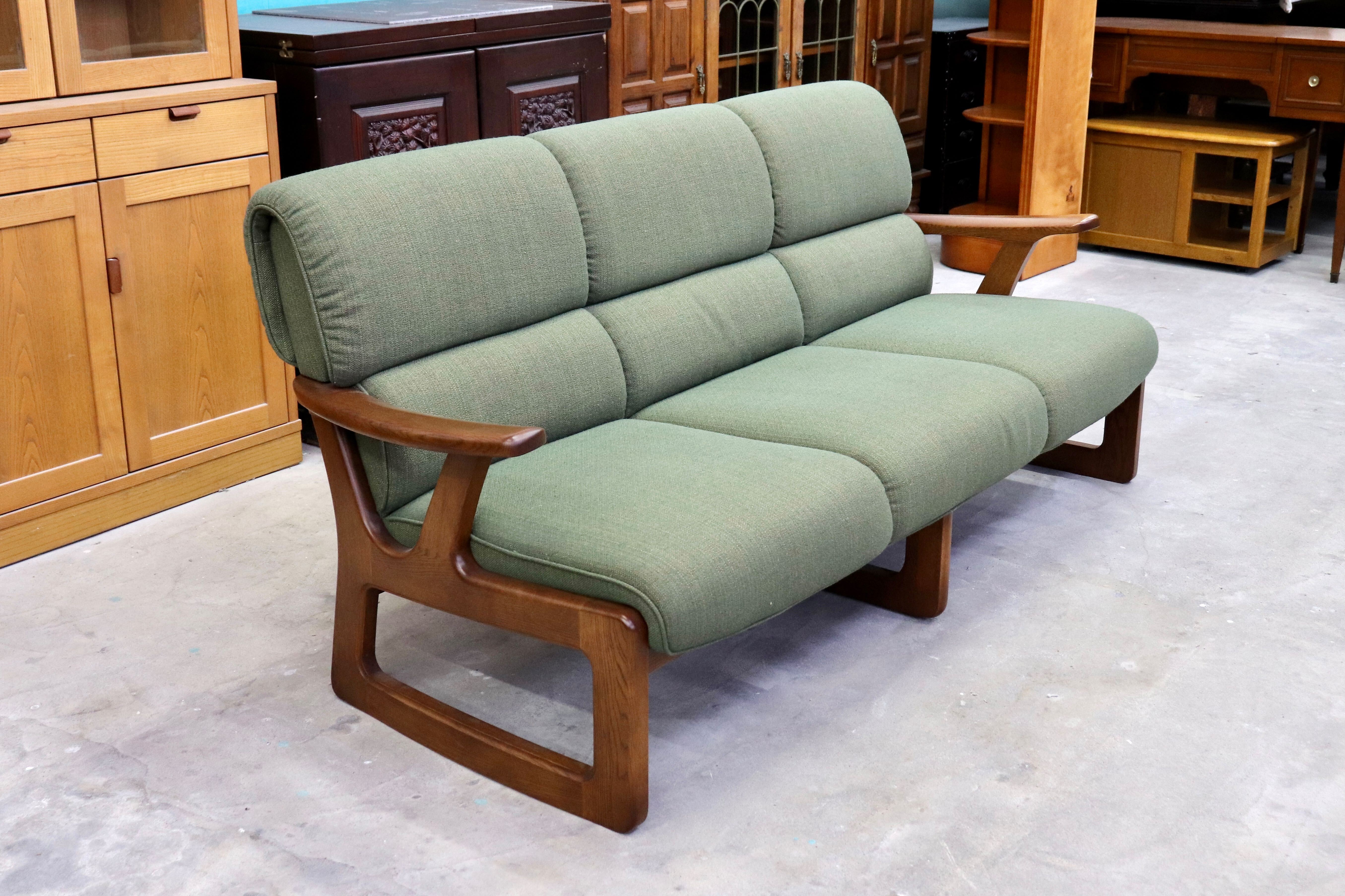 GMIK633A○maruni / マルニ 3人掛けソファ トリプルソファ 3シーター 長椅子 ファブリック ミッドセンチュリー ヴィンテージ レトロ