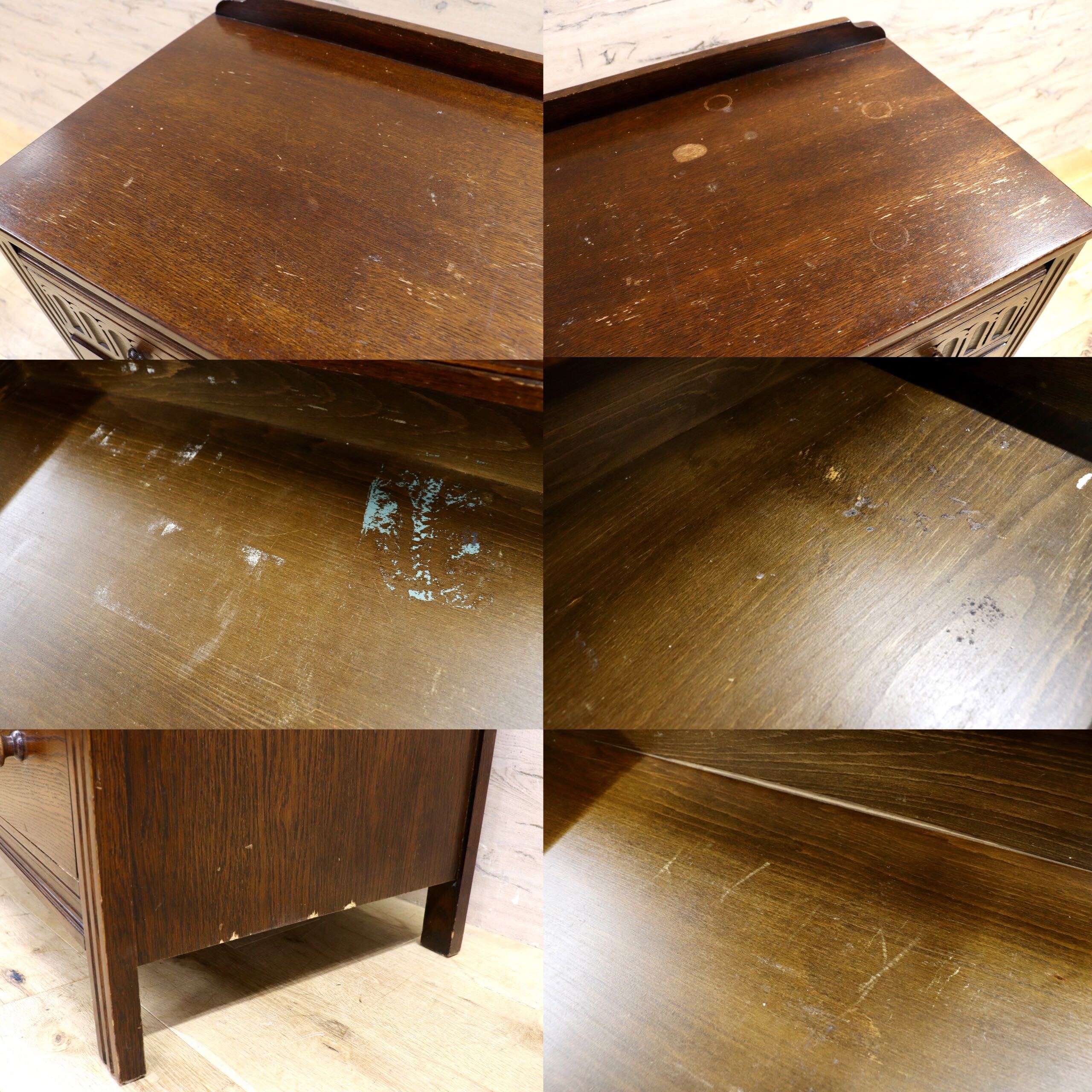 GMIH310○西洋 ヴィンテージ 4段チェスト ルーマニア製 チェスト 引き出し 収納 アンティーク調 カントリー 英国スタイル 木製家具