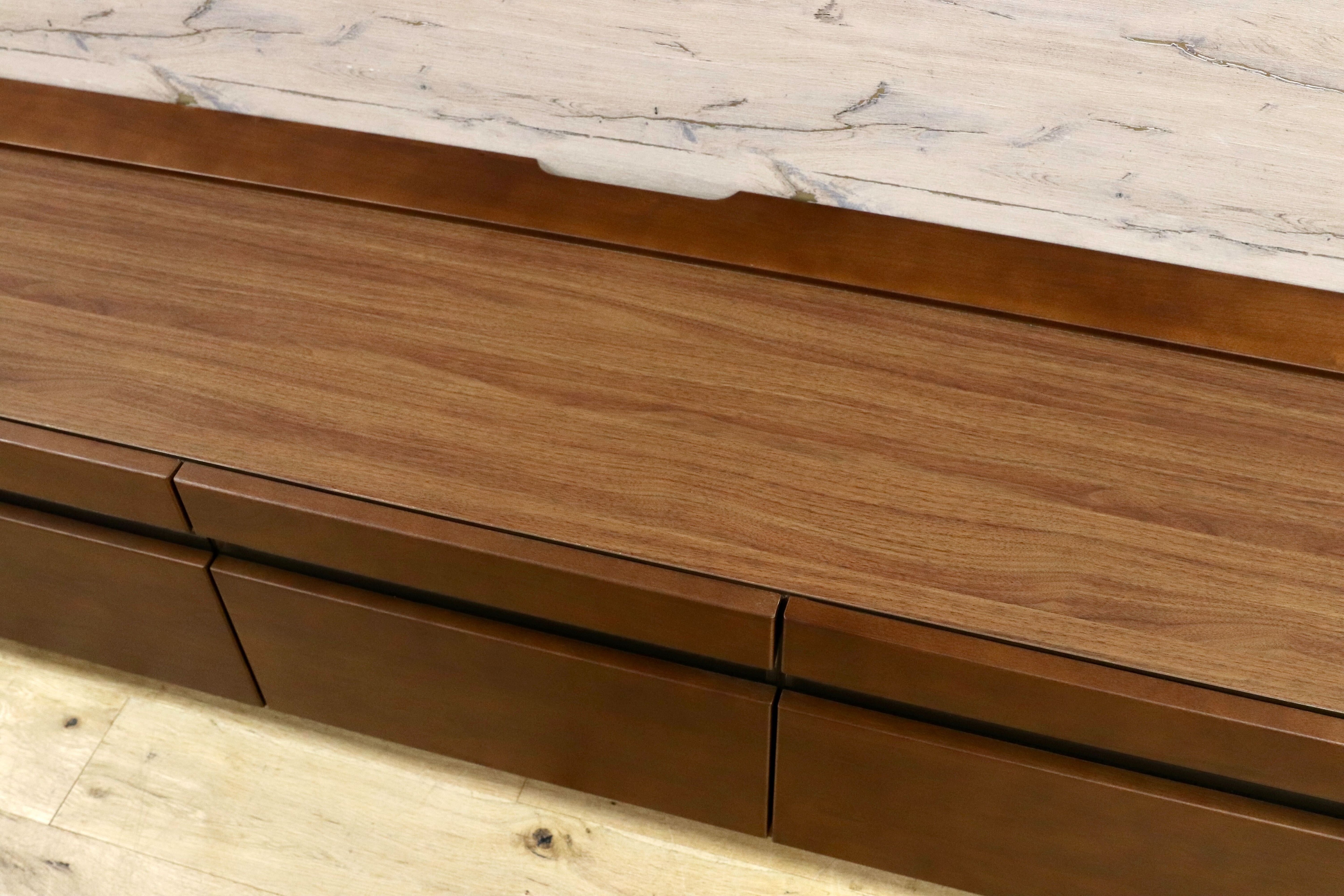 GMHN95○サンキコーポレーション FALCO テレビボード TVボード AVボード ローボード リビング収納 ウォールナット 北欧スタイル