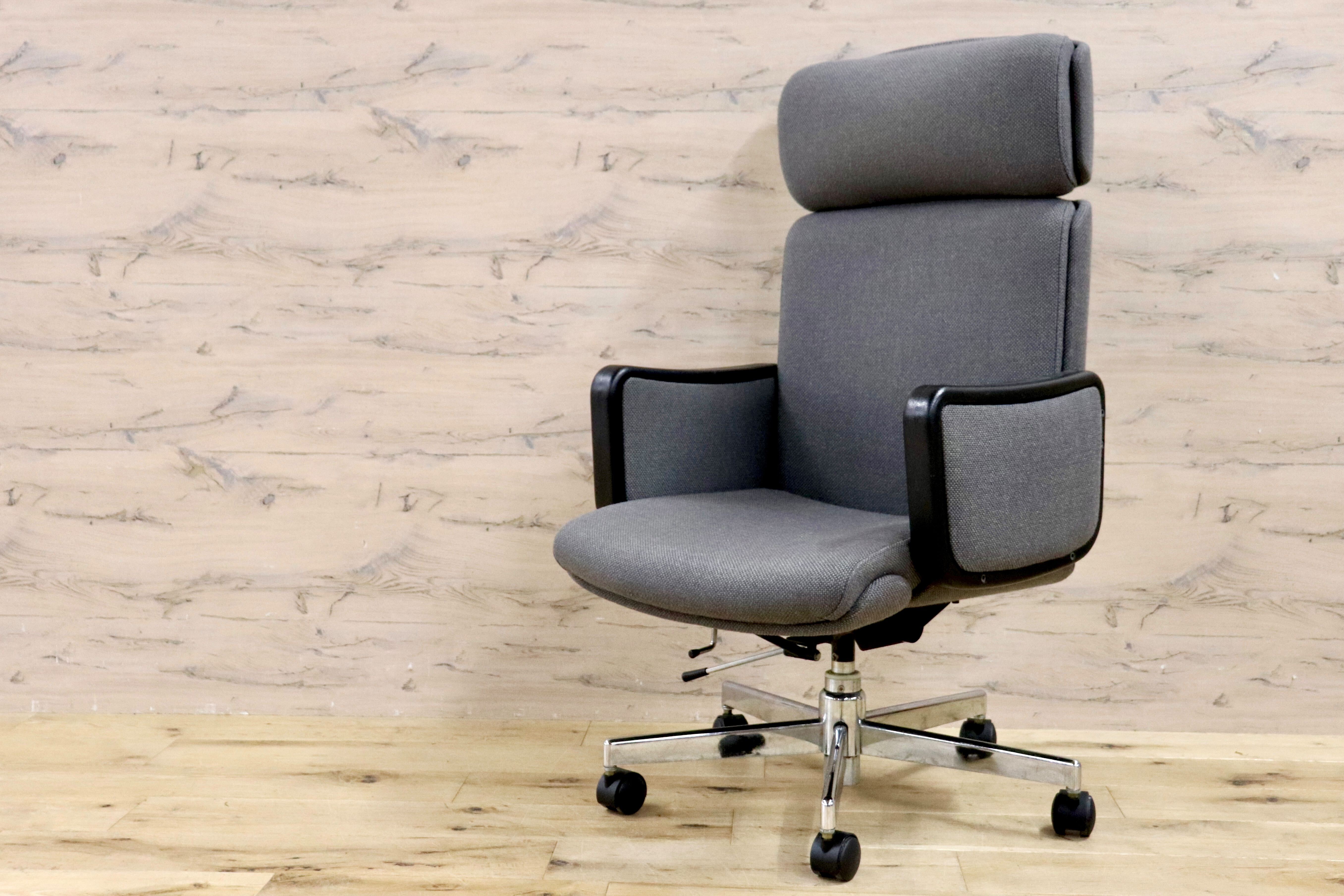 GMHH55○CHITOSE / チトセ デスクチェア ワークチェア 作業椅子 オフィスチェア チェア 回転椅子 ミーティング 会議 ファブリック