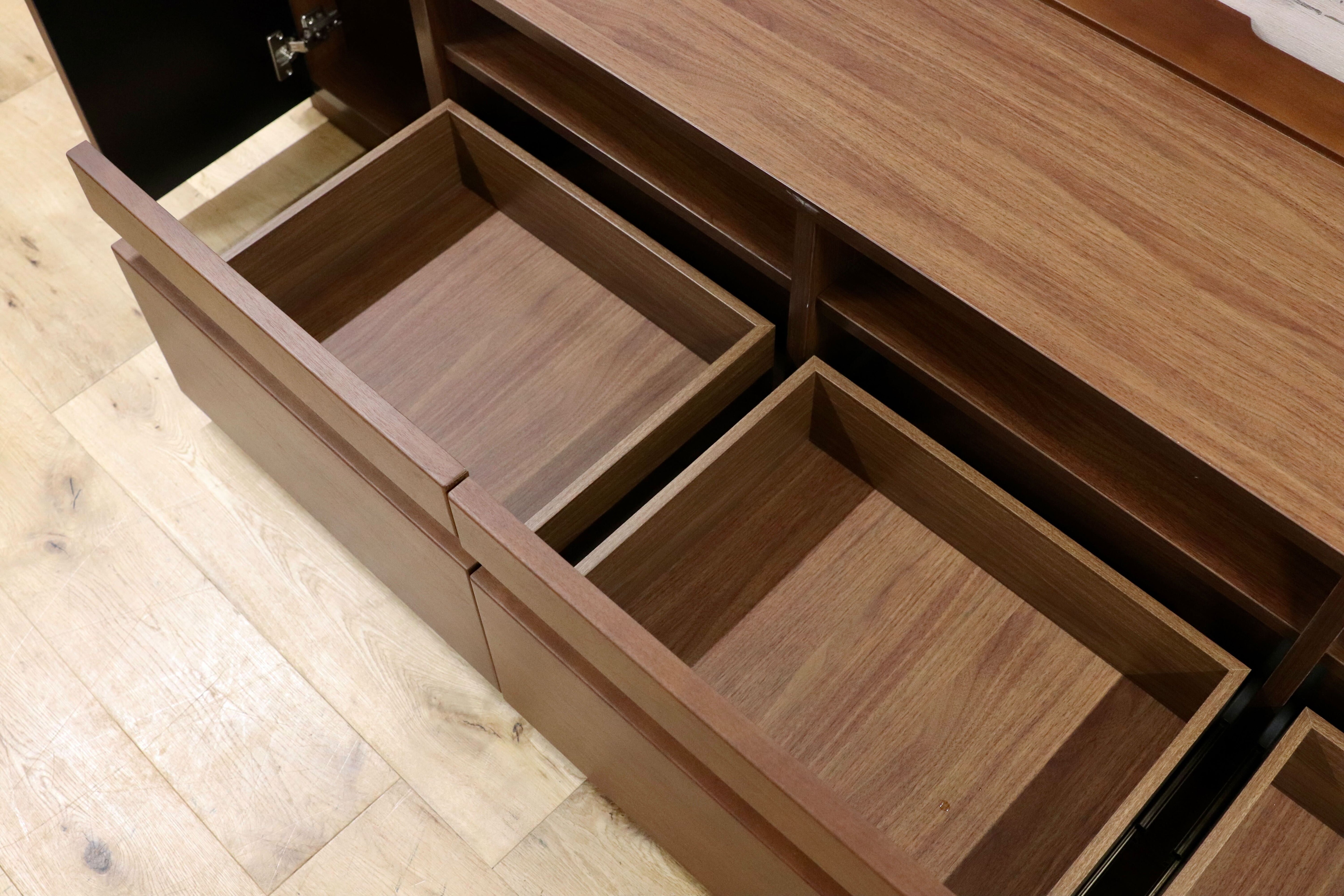 GMHN95○サンキコーポレーション FALCO テレビボード TVボード AVボード ローボード リビング収納 ウォールナット 北欧スタイル