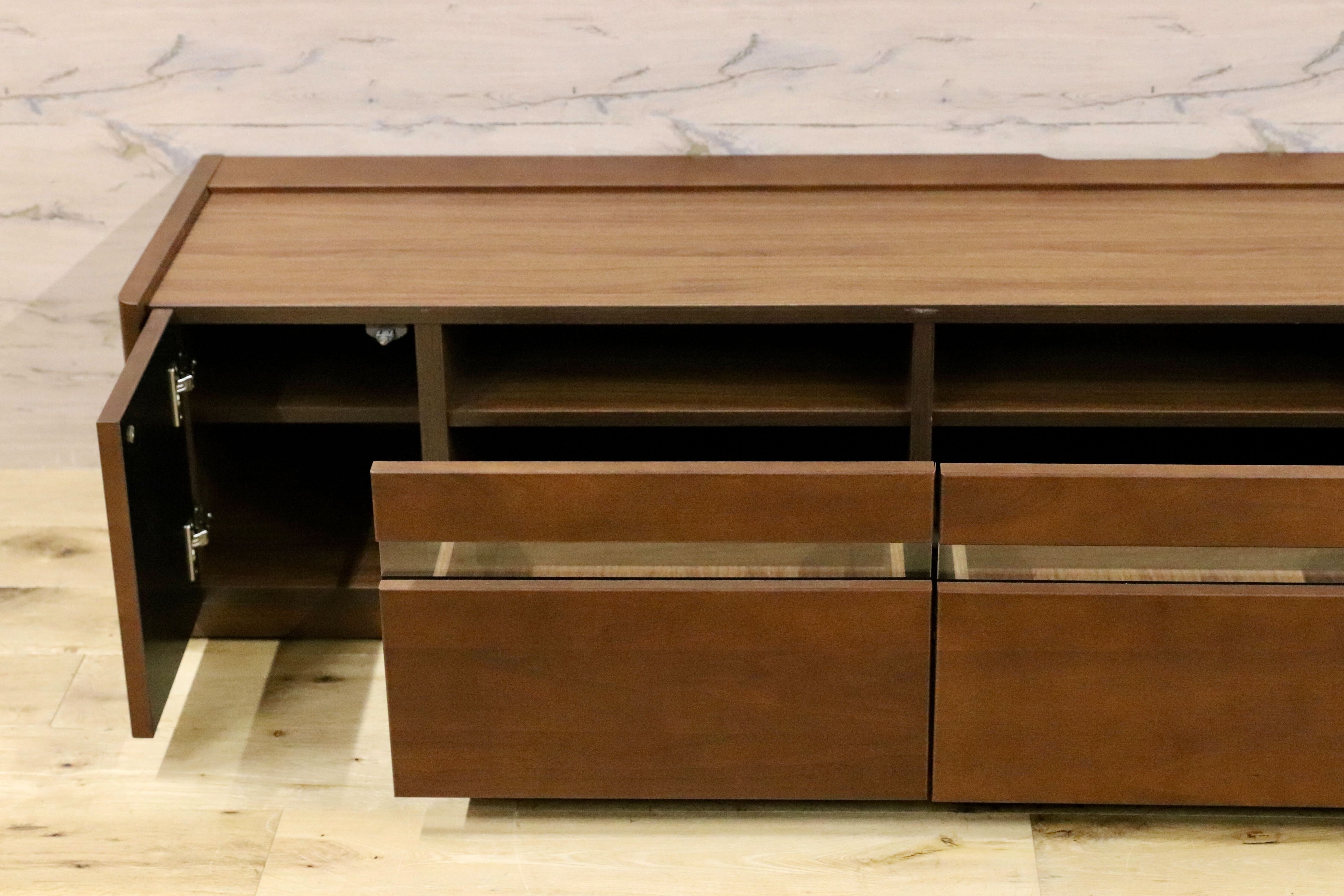 GMHN95○サンキコーポレーション FALCO テレビボード TVボード AVボード ローボード リビング収納 ウォールナット 北欧スタイル